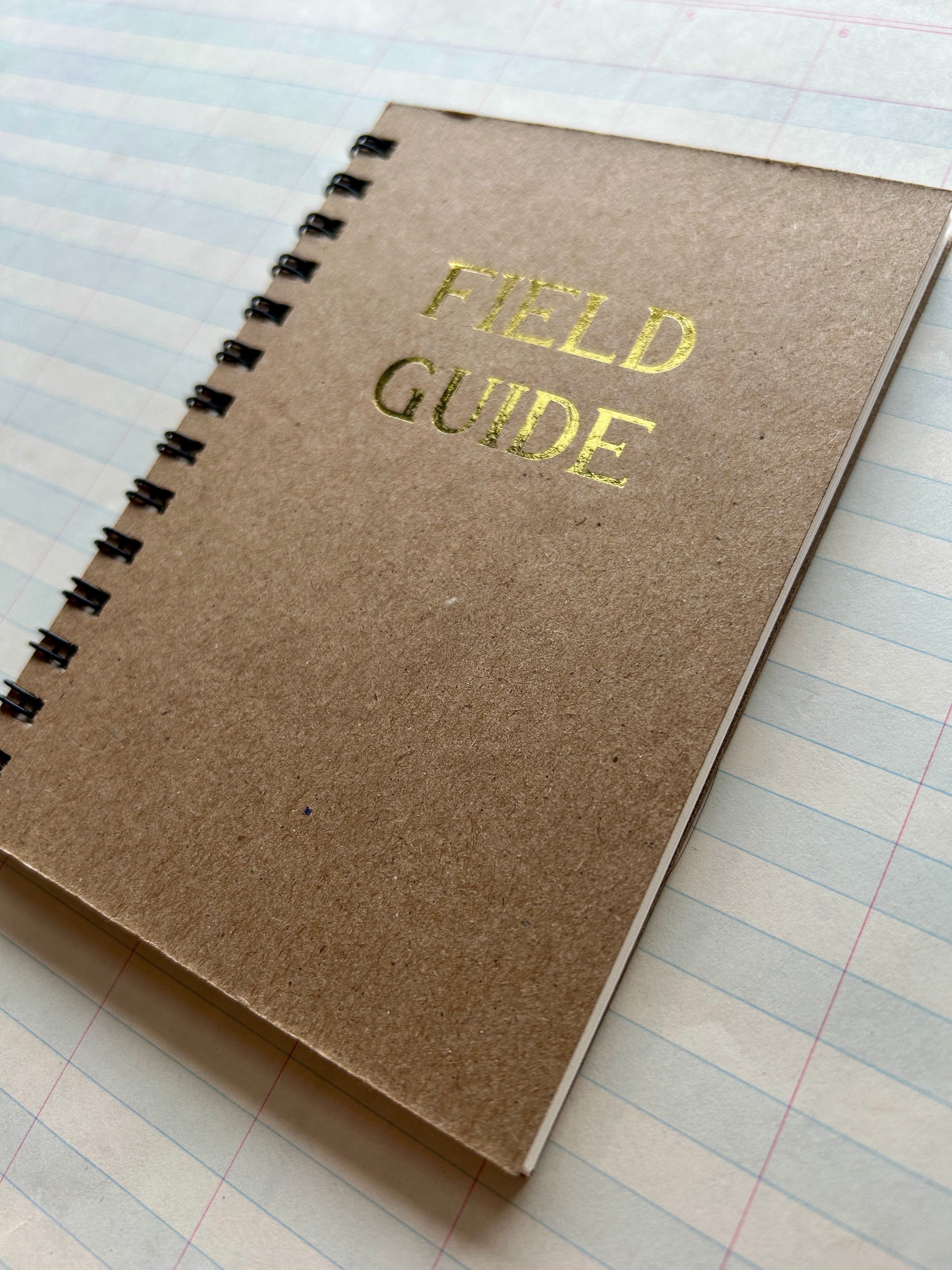 Foil Pressed Field Guide Mini Notebook