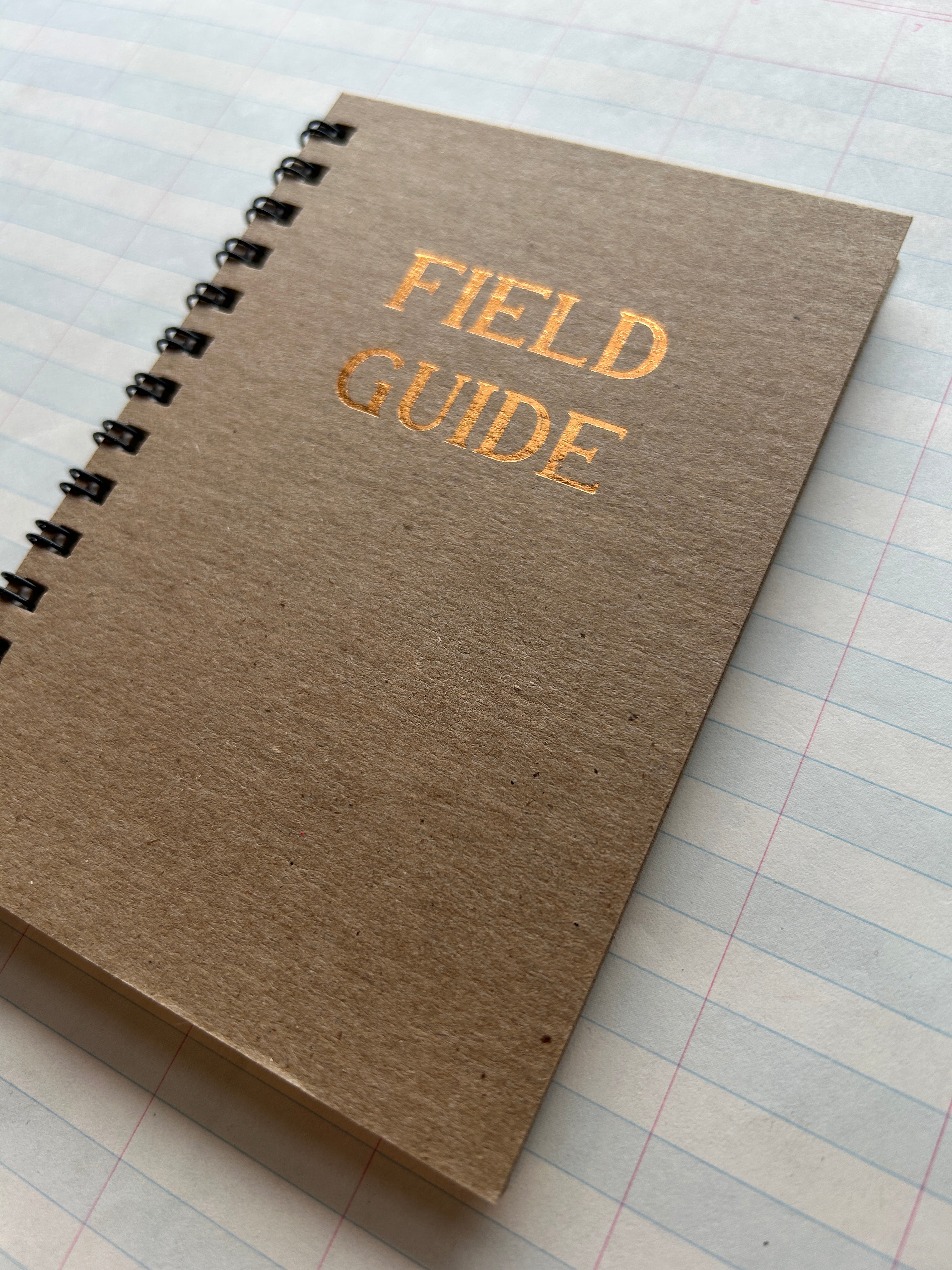 Foil Pressed Field Guide Mini Notebook