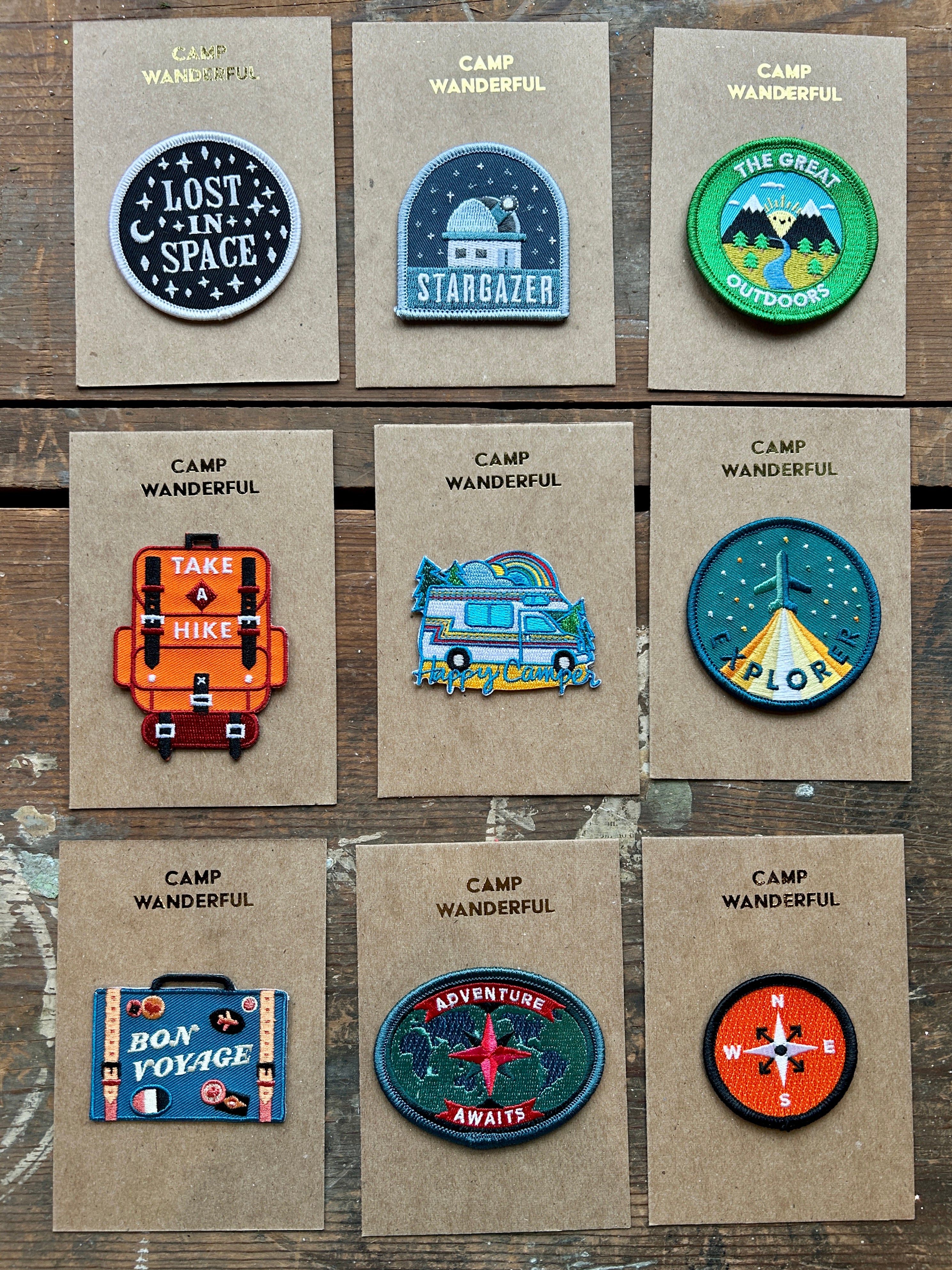 Camp Wanderful Patches - PARCEL
