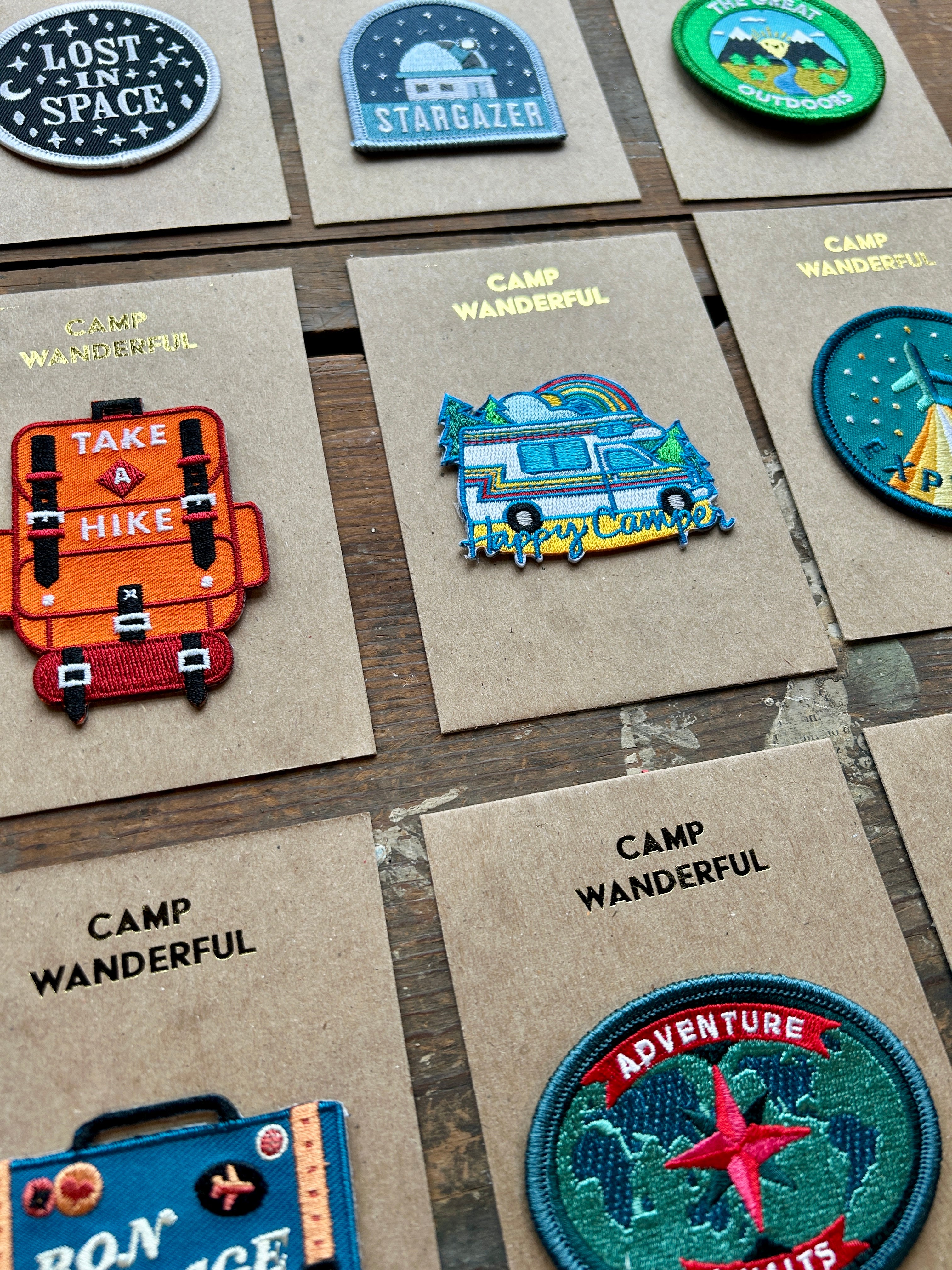 Camp Wanderful Patches - PARCEL