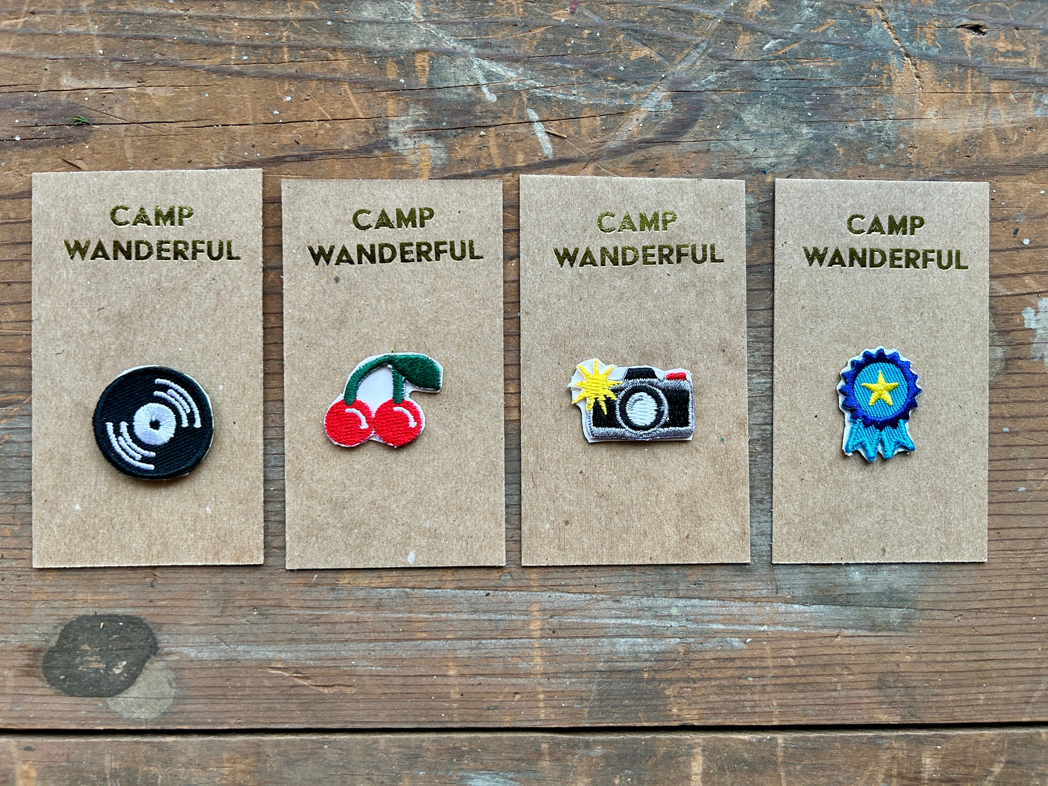 Camp Wanderful Mini Sticker Patches - PARCEL