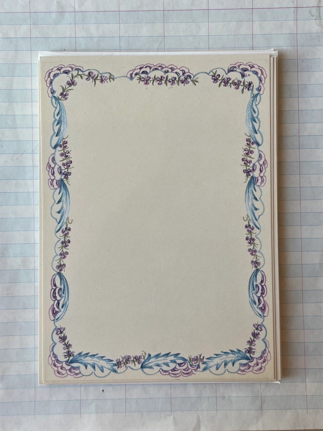 French Menu Frames Stationery Sets Series I - PARCEL