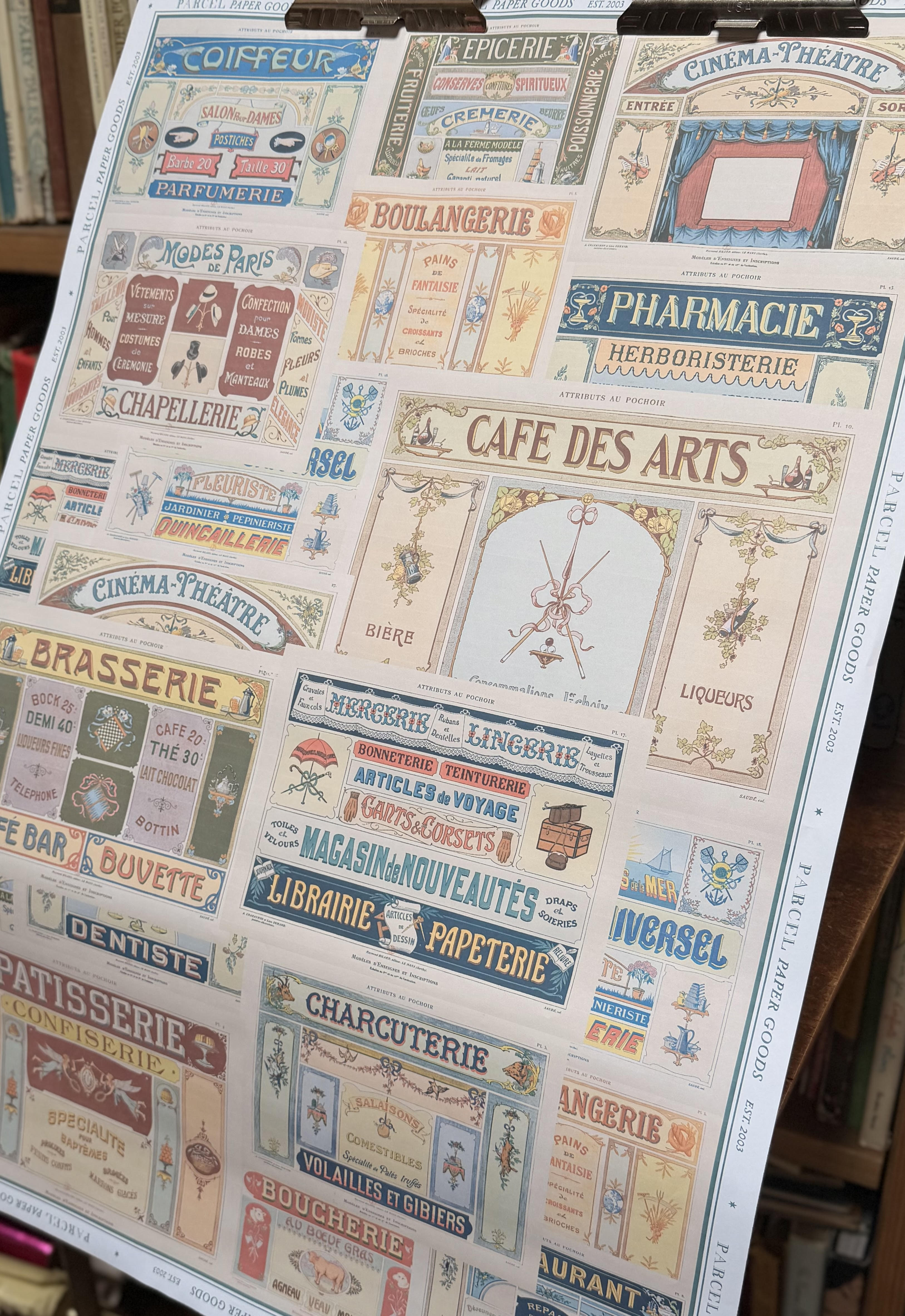 Parcel Artisan Wrapping Paper, French Boutique - PARCEL