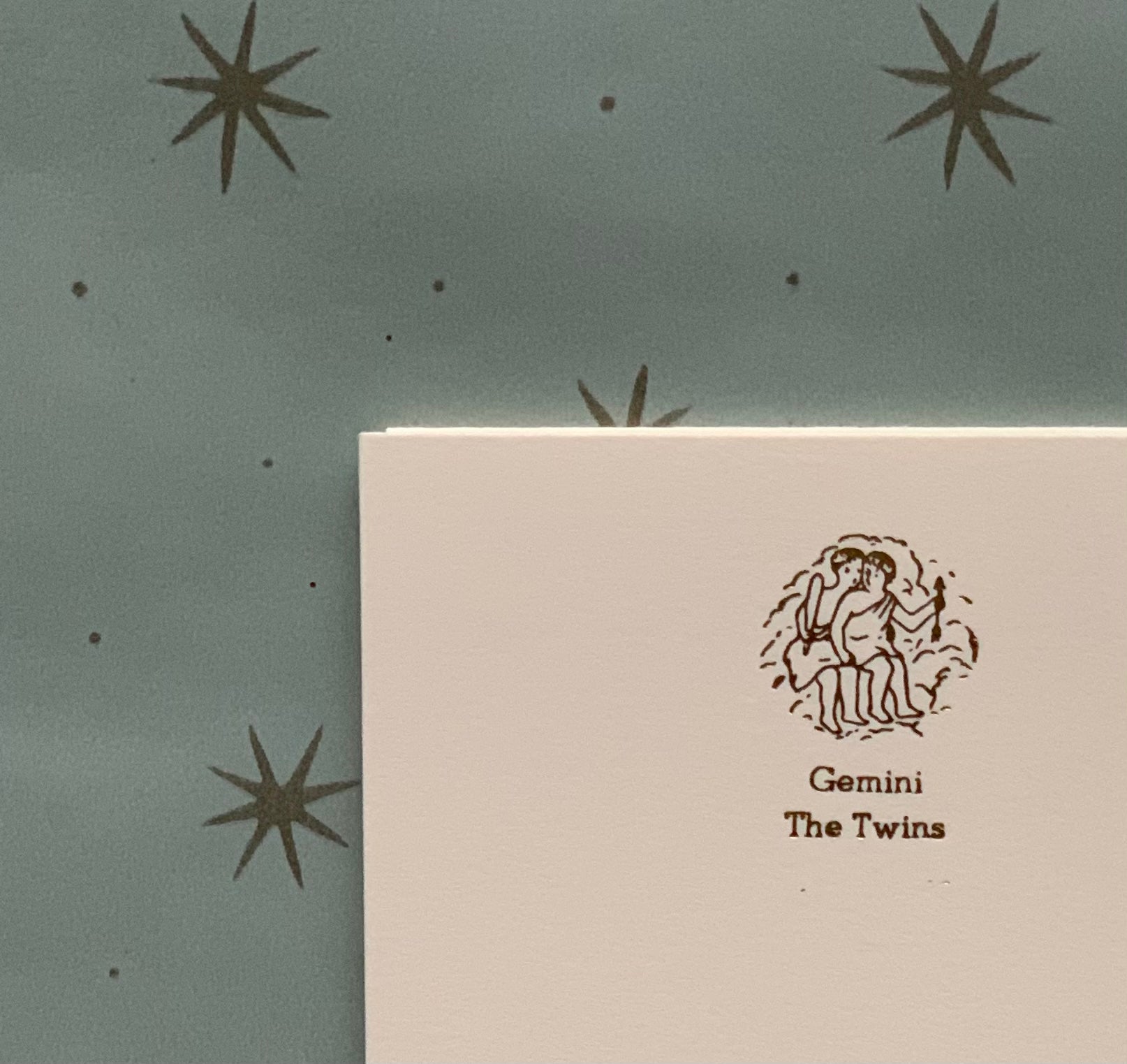 Zodiac Foil-pressed Notecards - PARCEL