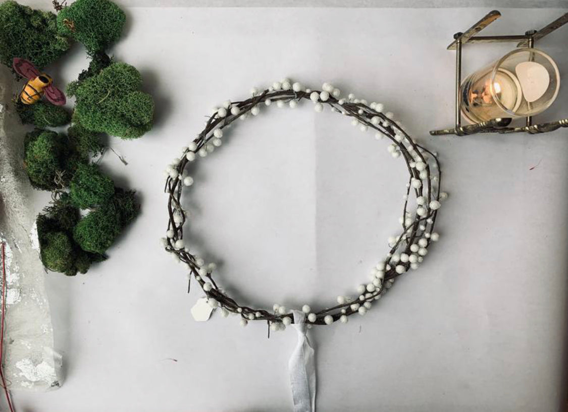 Sugared Berry Wreath - PARCEL