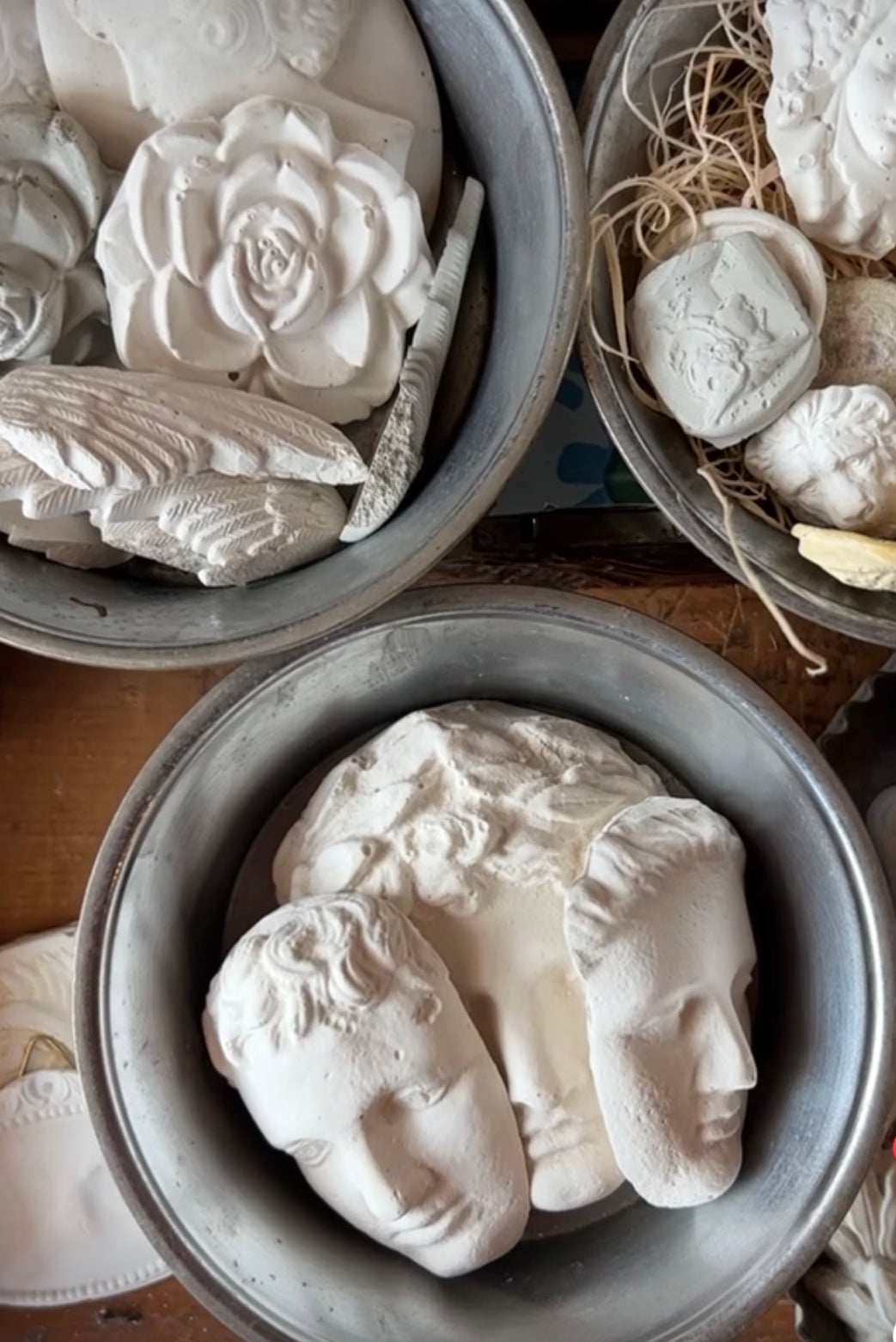 Fragment Faces Plaster Tokens - PARCEL