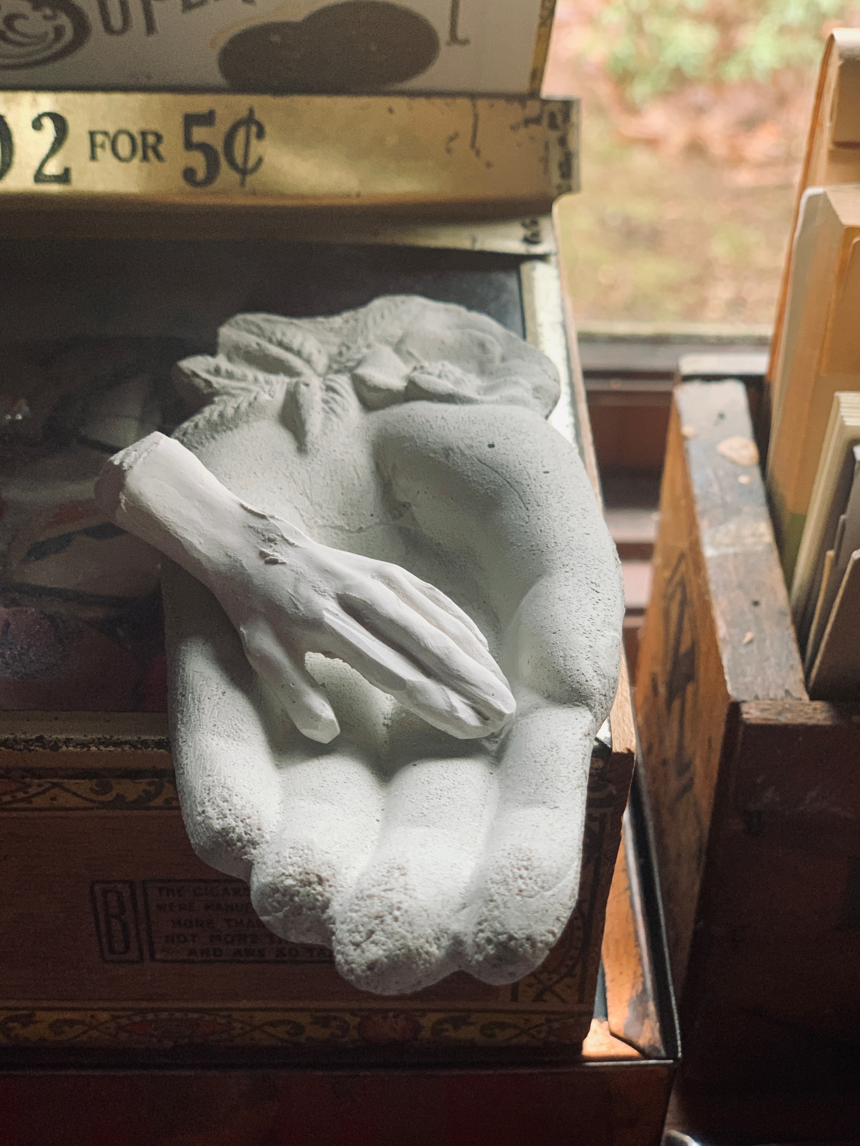 {Put Your Tiny Hand in Mine} Plaster Hand - PARCEL