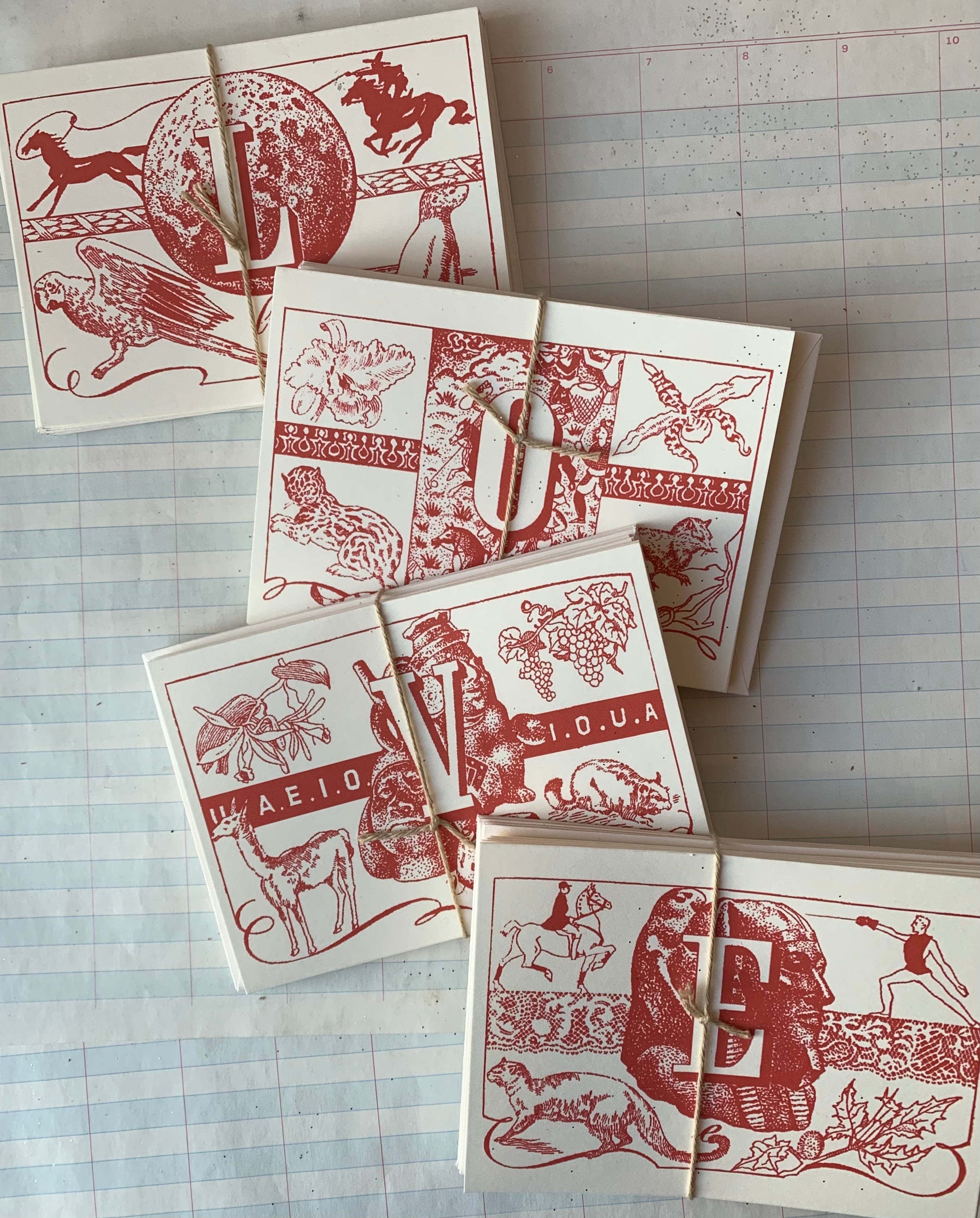 Spanish Monogram Notecards - PARCEL