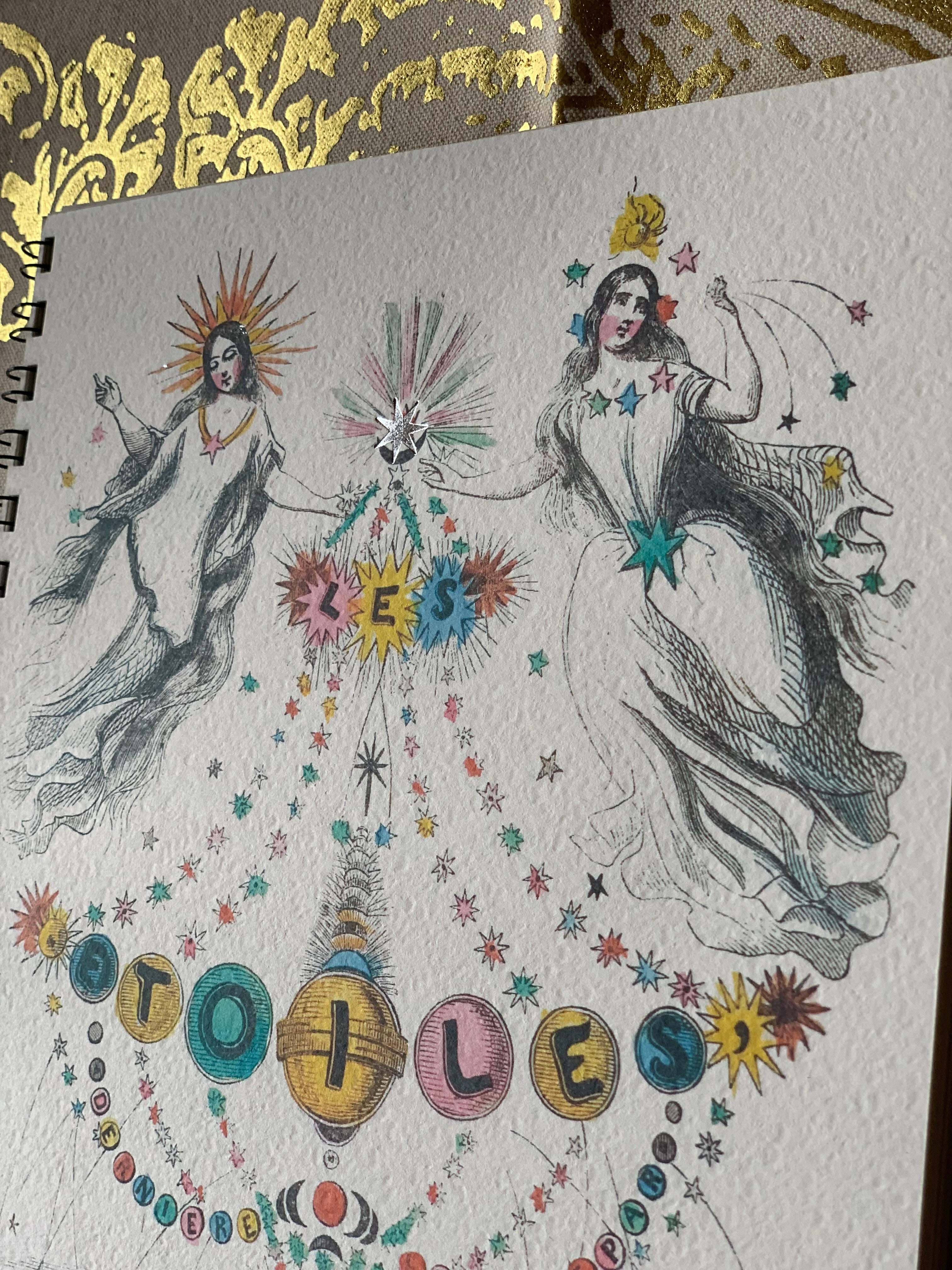 ‘Les Etoiles’ Handmade Notebook - PARCEL