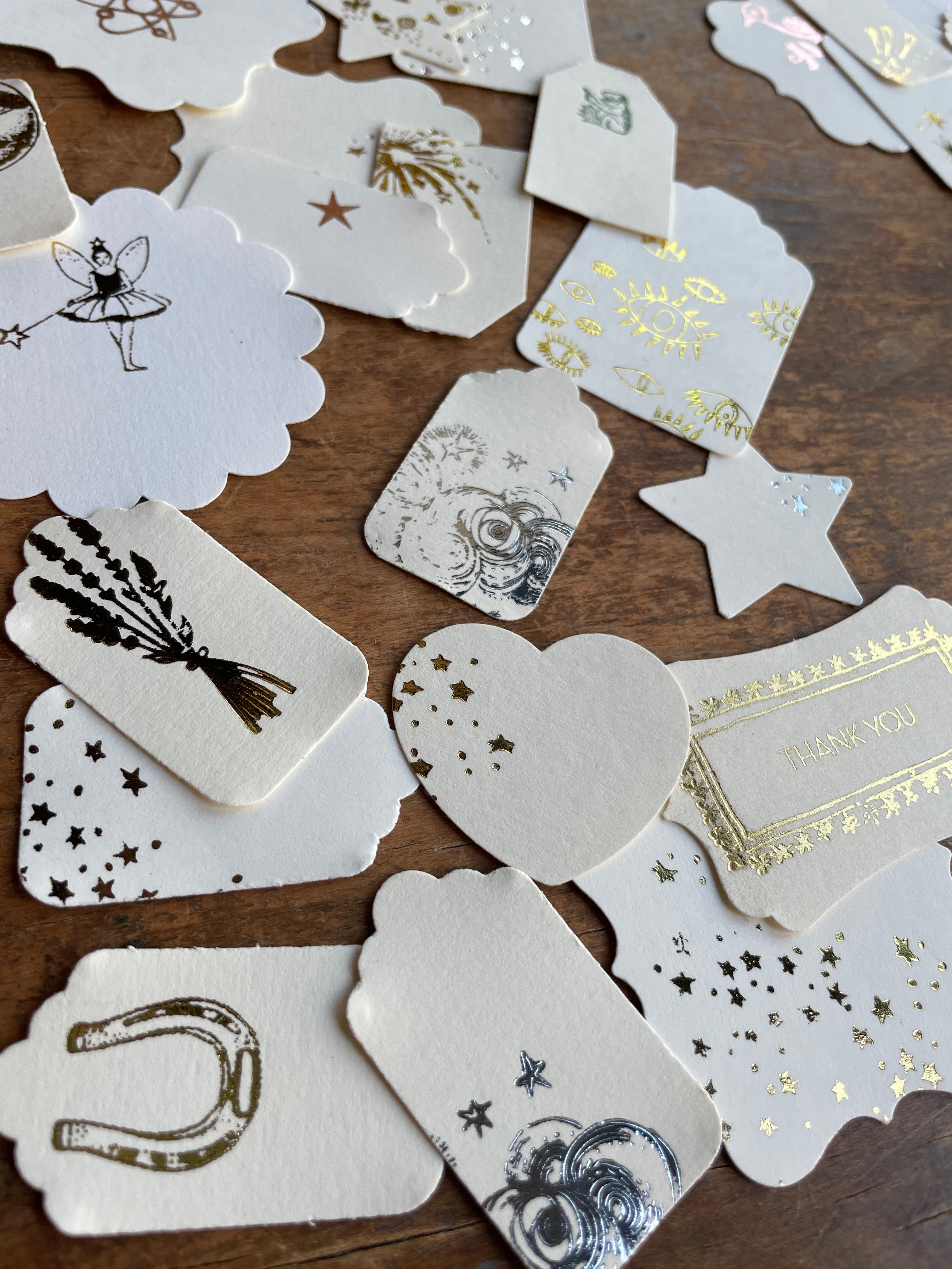 ‘Misfits’ Assorted Foil-Pressed Gift Tags - PARCEL