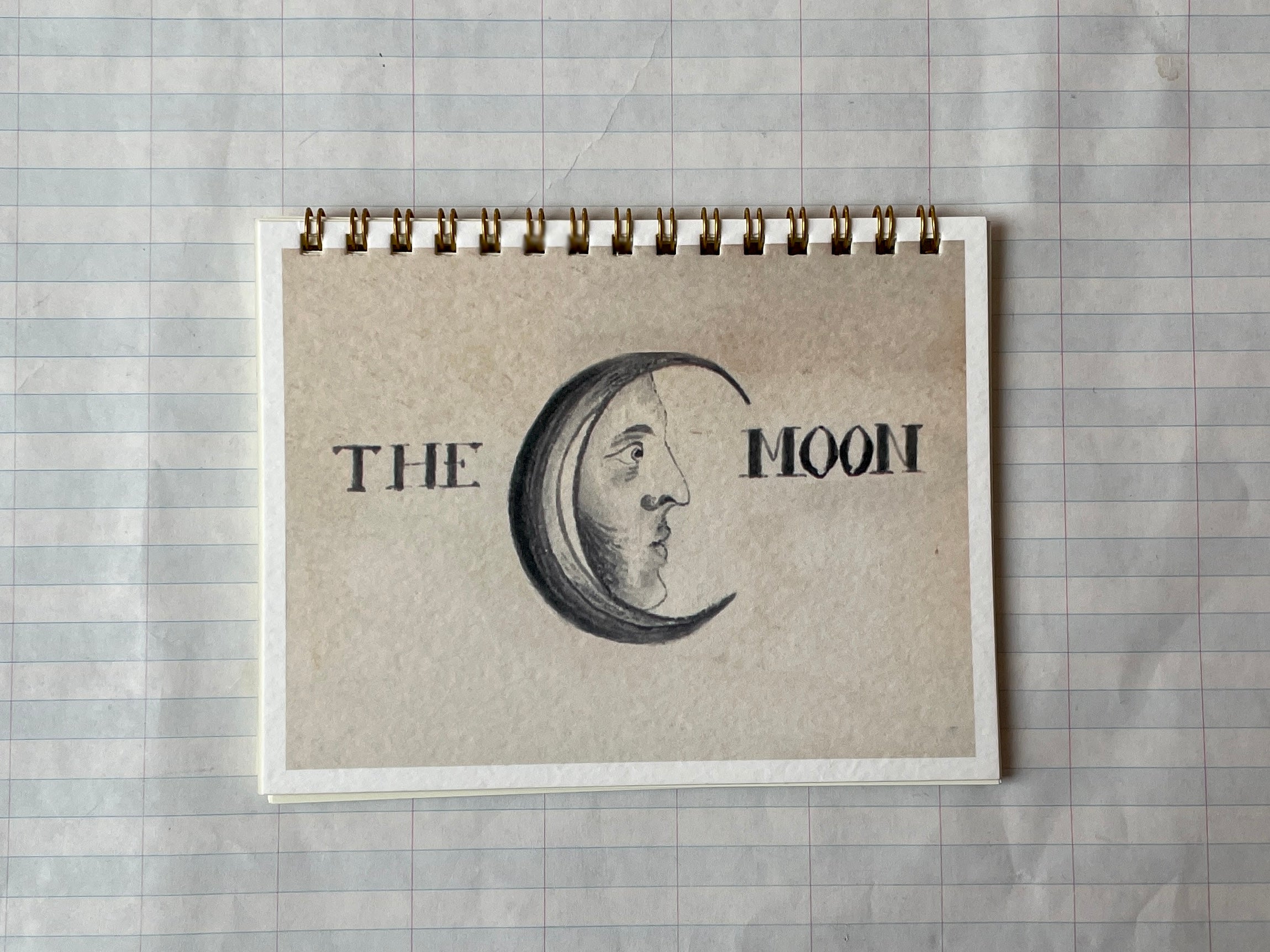 The Moon Miniature Notebook - PARCEL