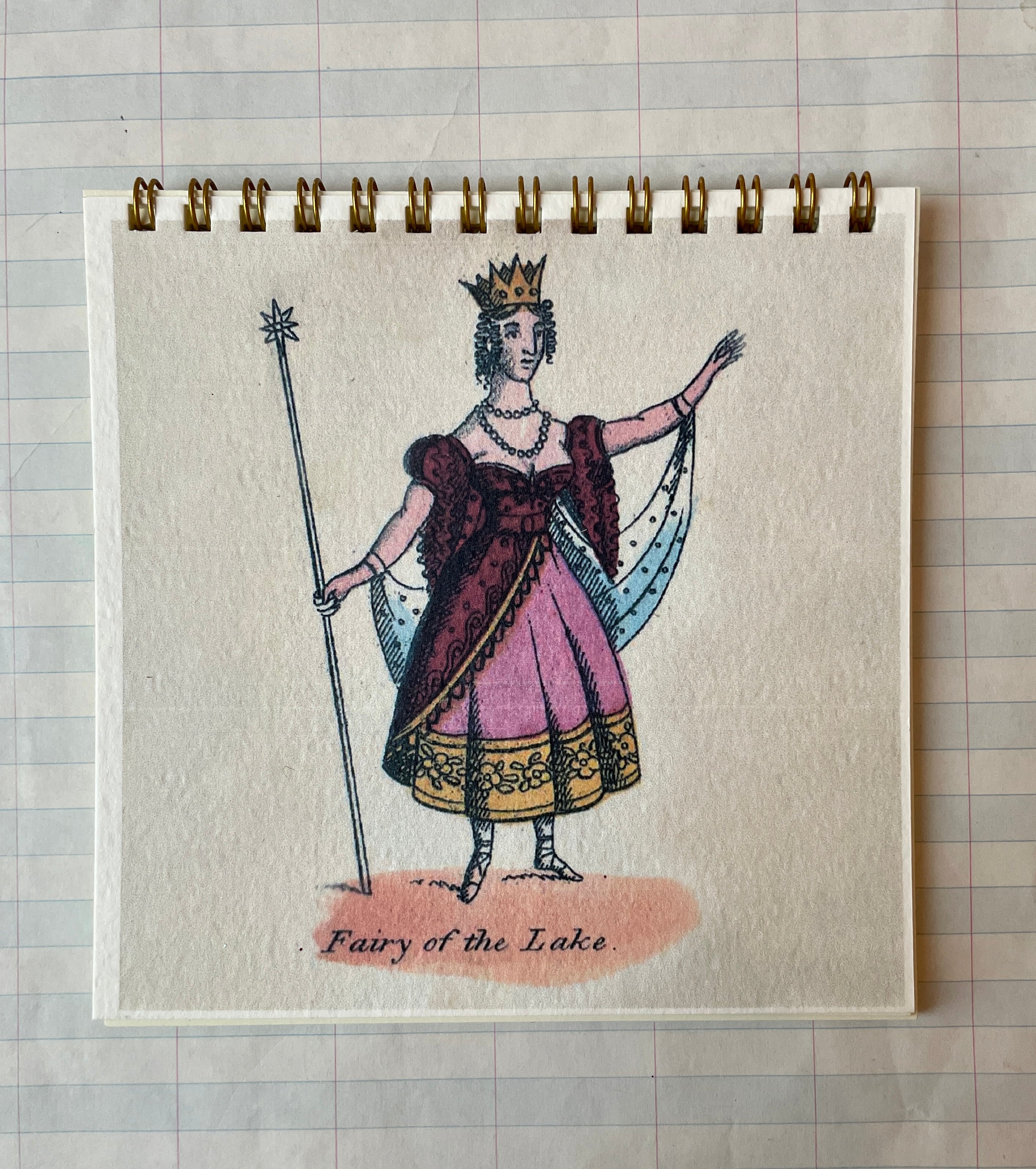 Fairy of the Lake Square Notebook - PARCEL
