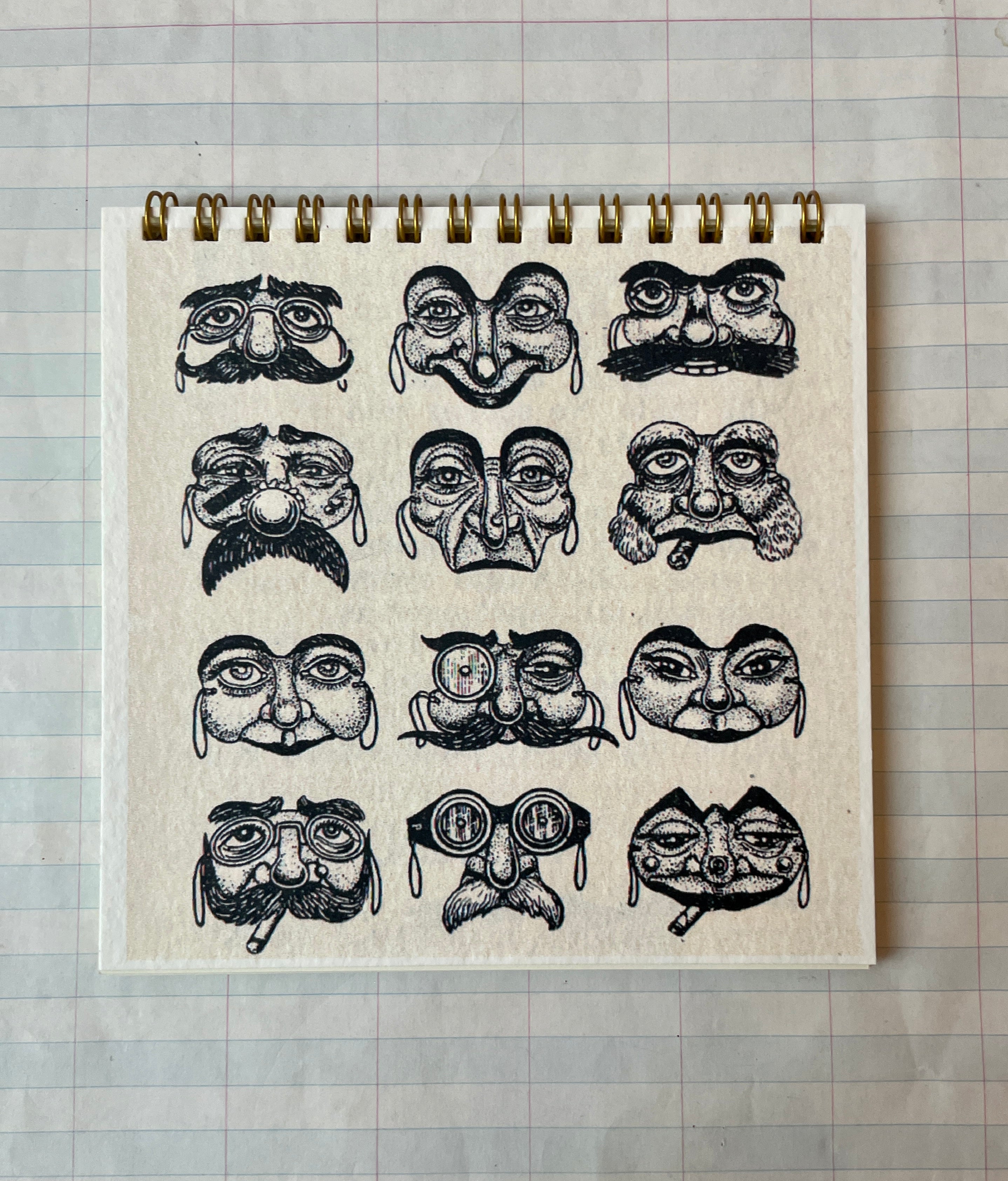 Mad Masks Square Notebook - PARCEL