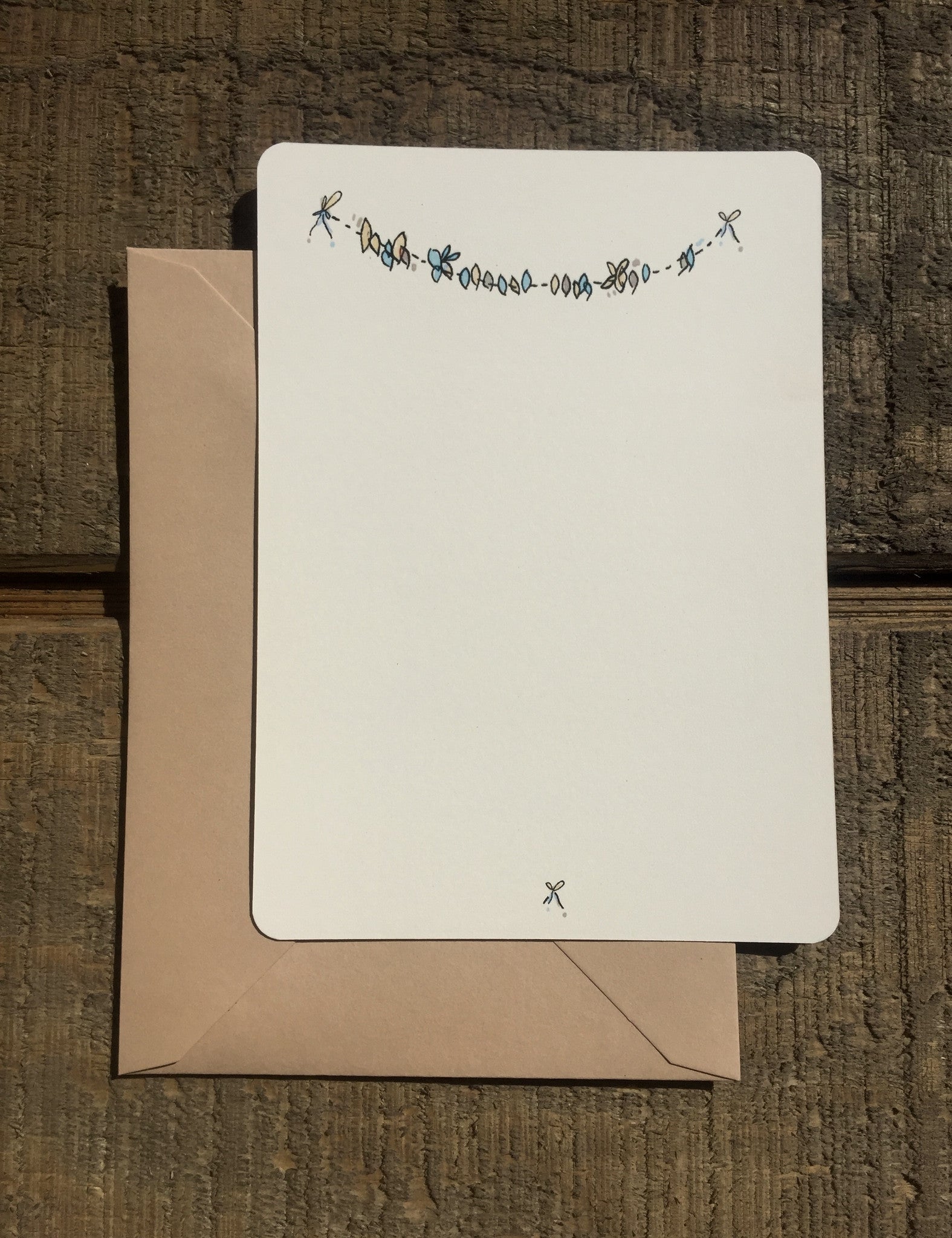 Tiny Teardrop Garland Card - PARCEL