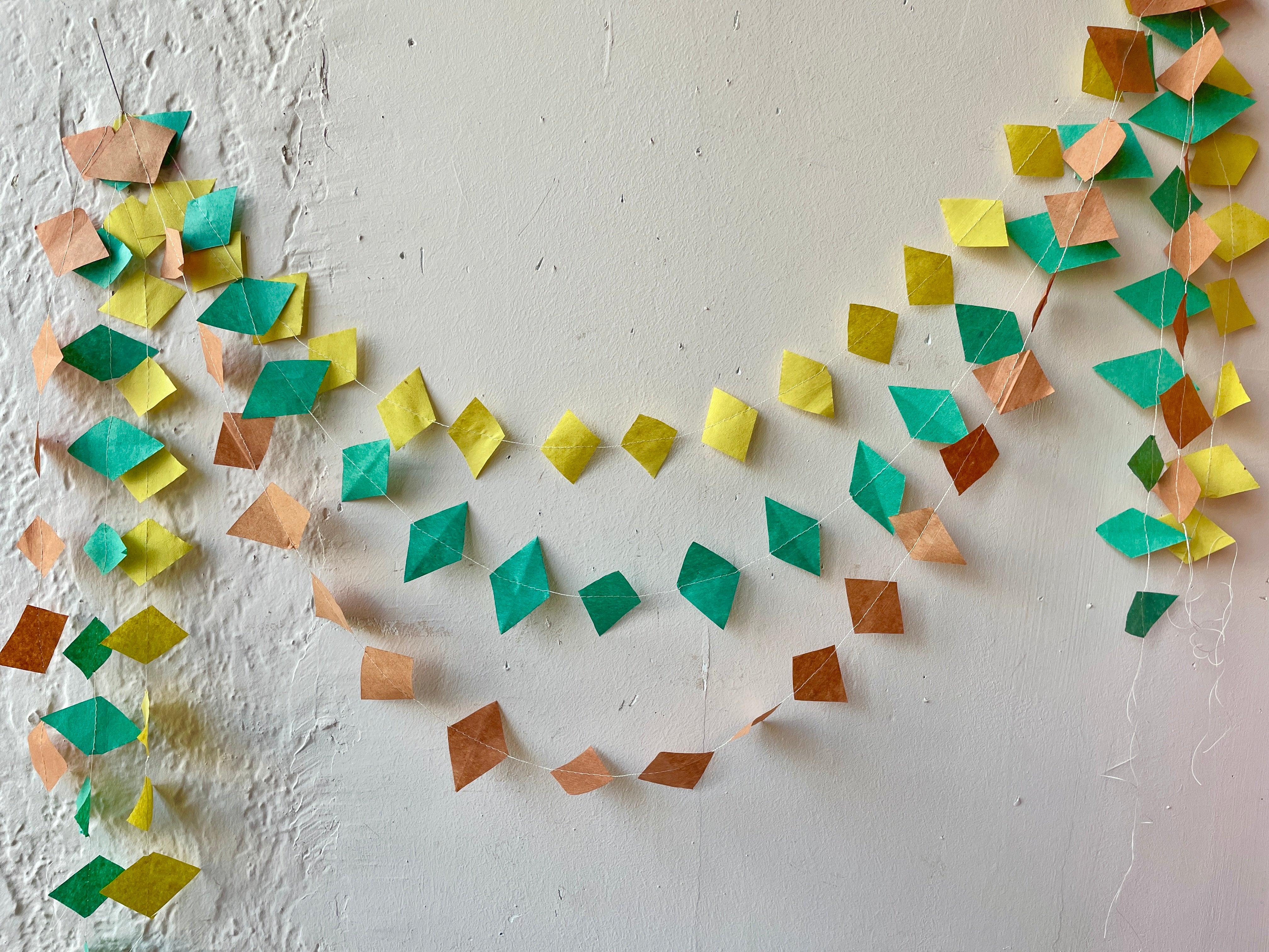 Harlequin Stitched Garland - PARCEL