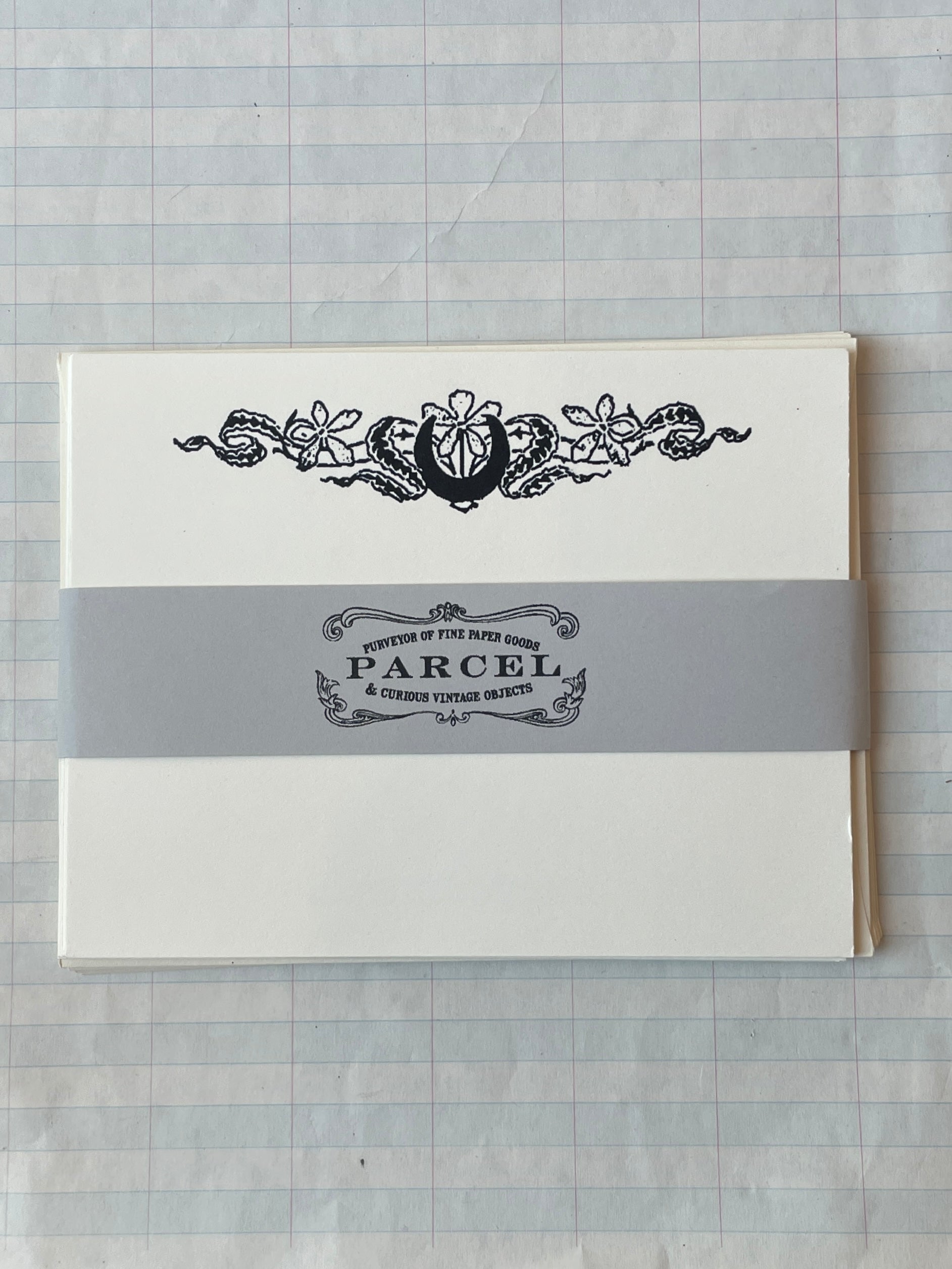 Nouveau Monogram Notecards - PARCEL