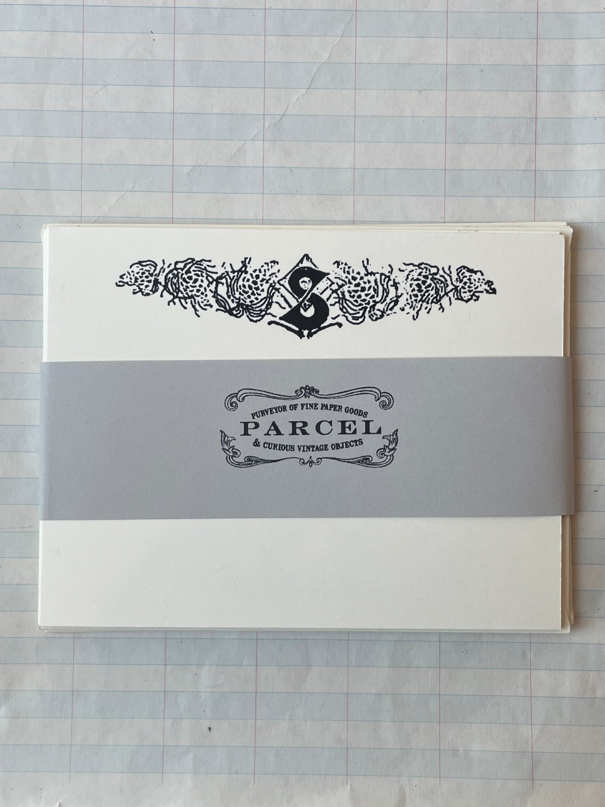 Nouveau Monogram Notecards - PARCEL