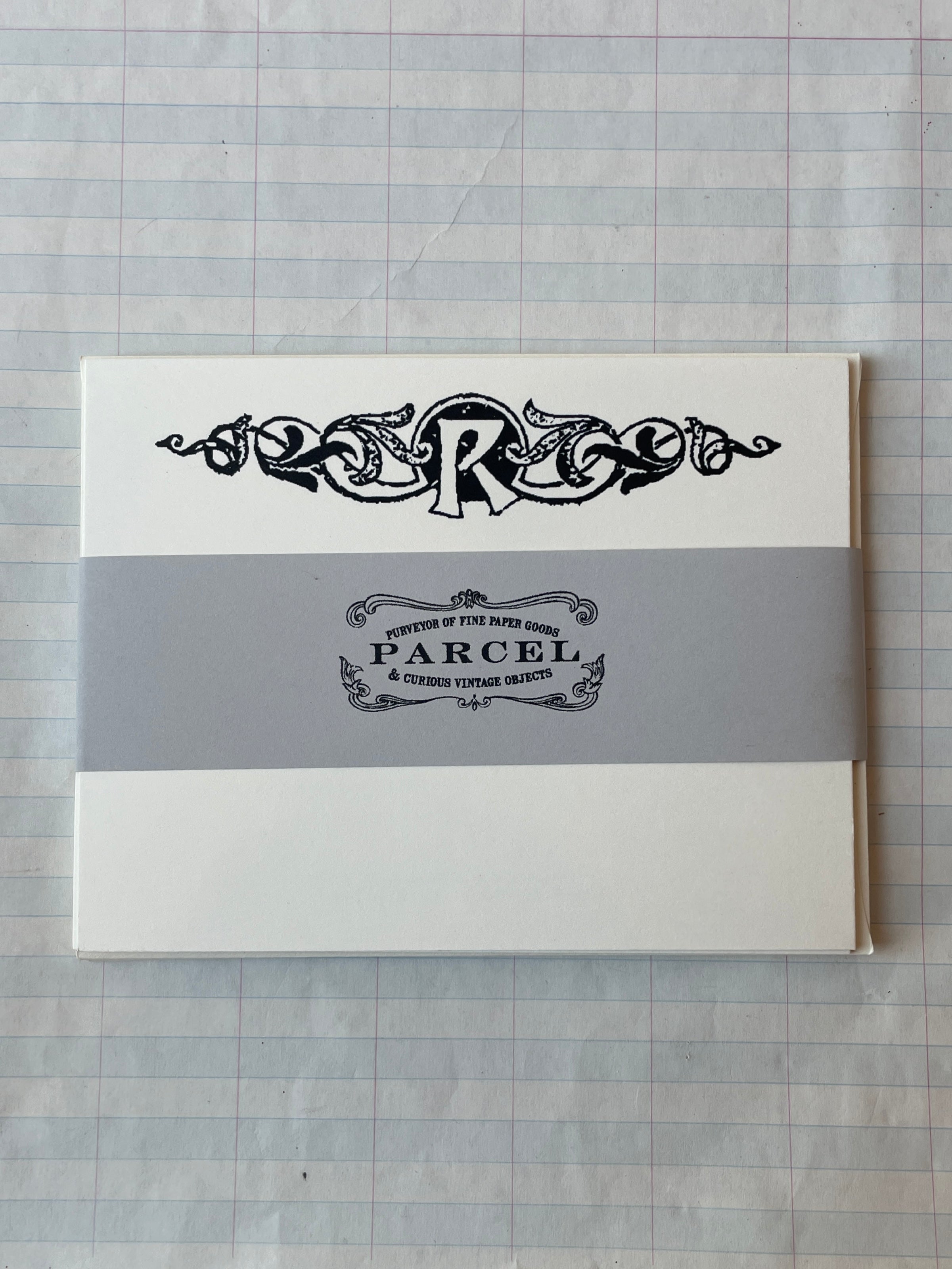 Nouveau Monogram Notecards - PARCEL