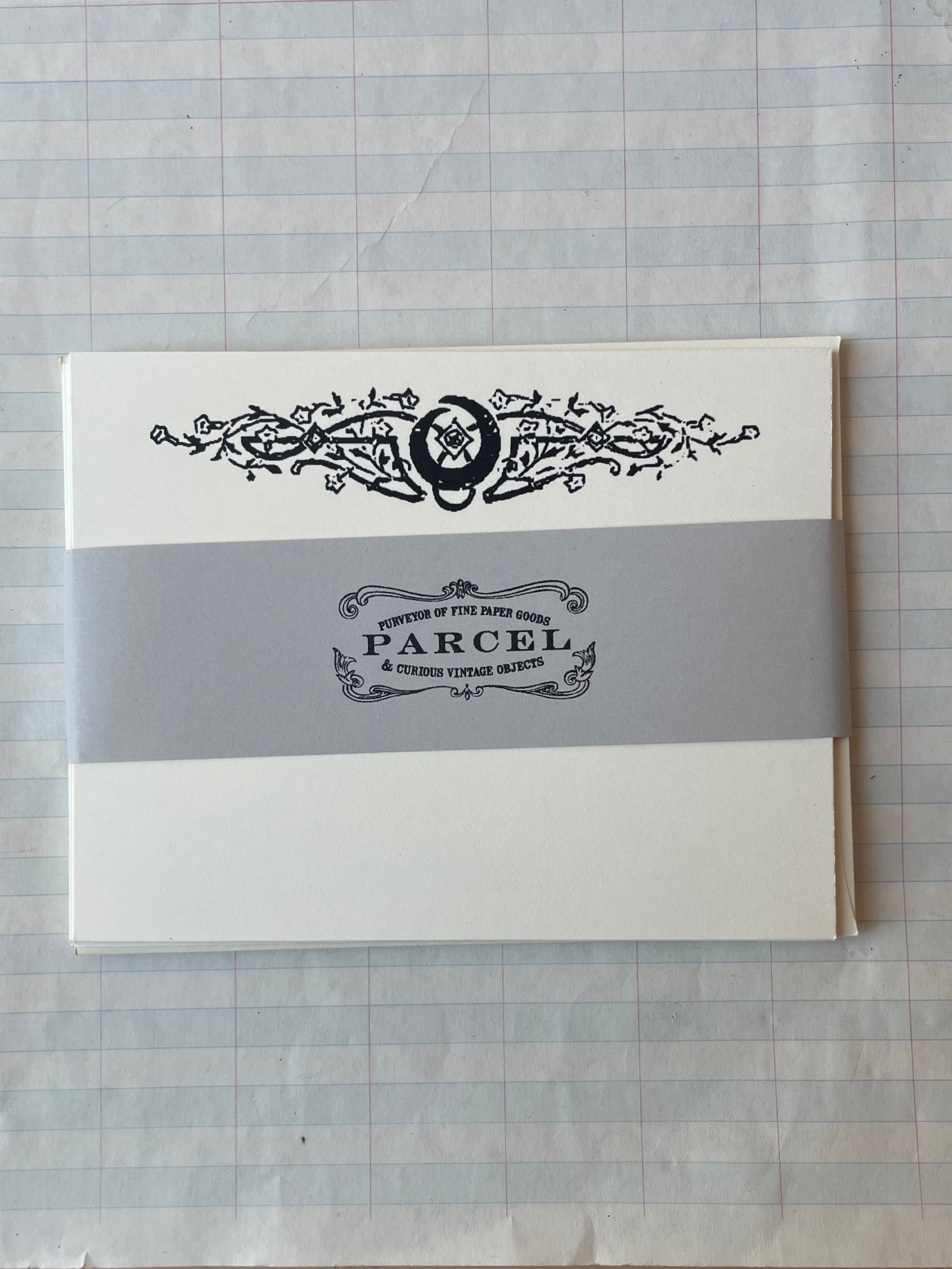 Nouveau Monogram Notecards - PARCEL