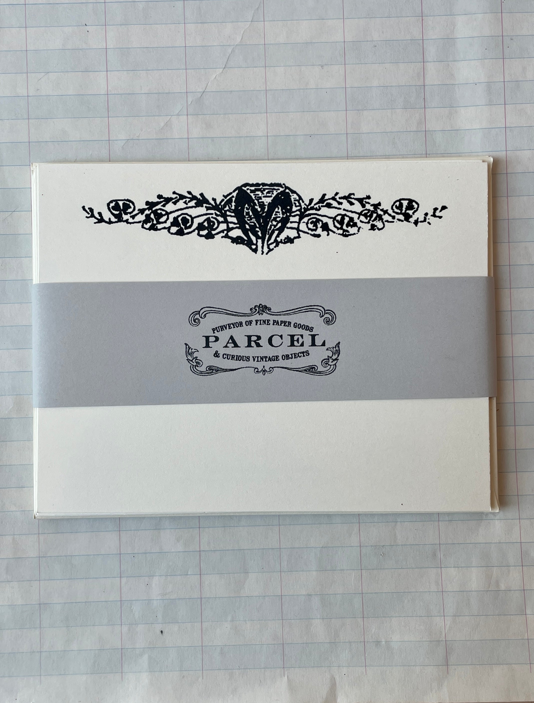 Nouveau Monogram Notecards - PARCEL