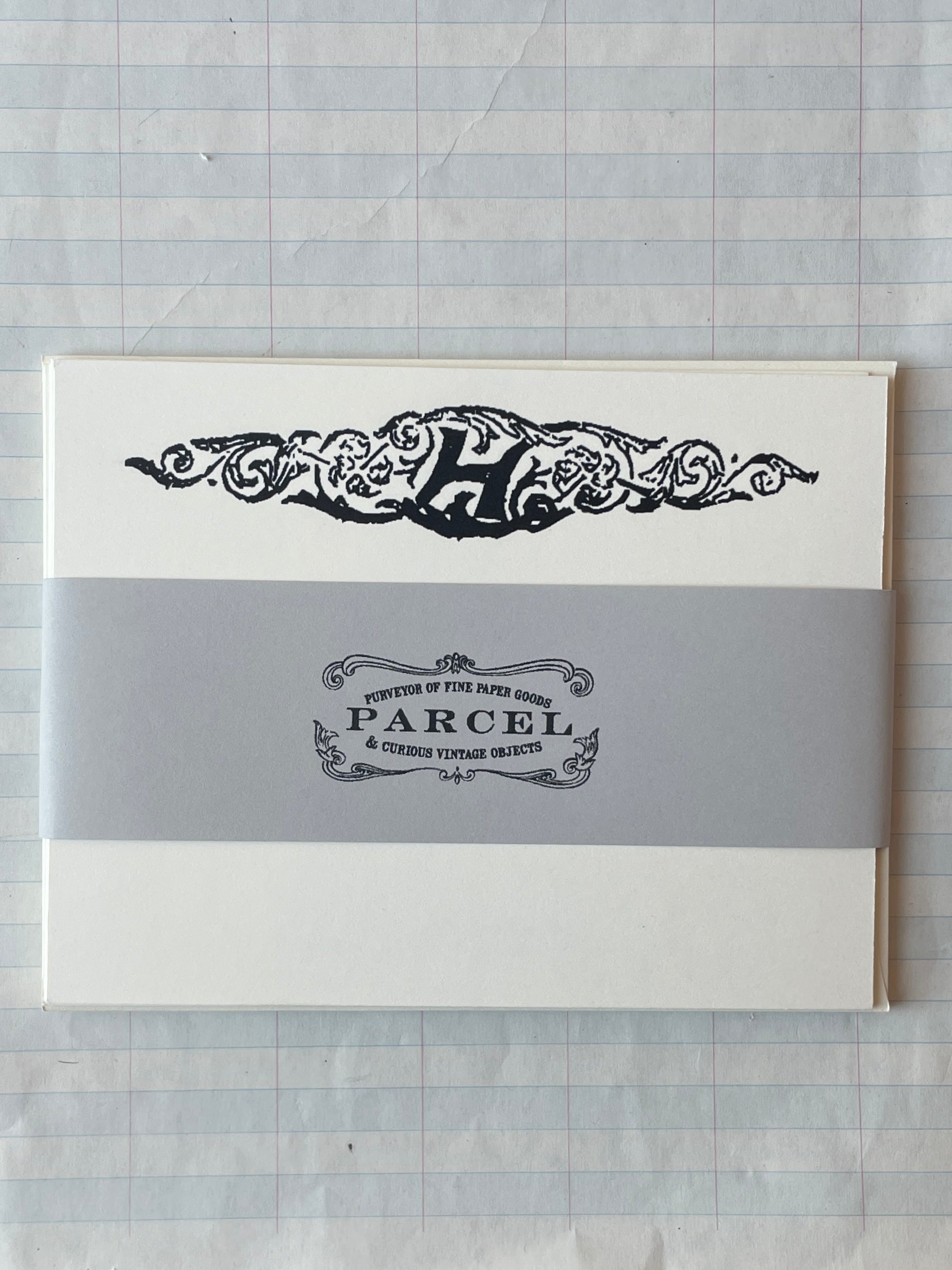 Nouveau Monogram Notecards - PARCEL