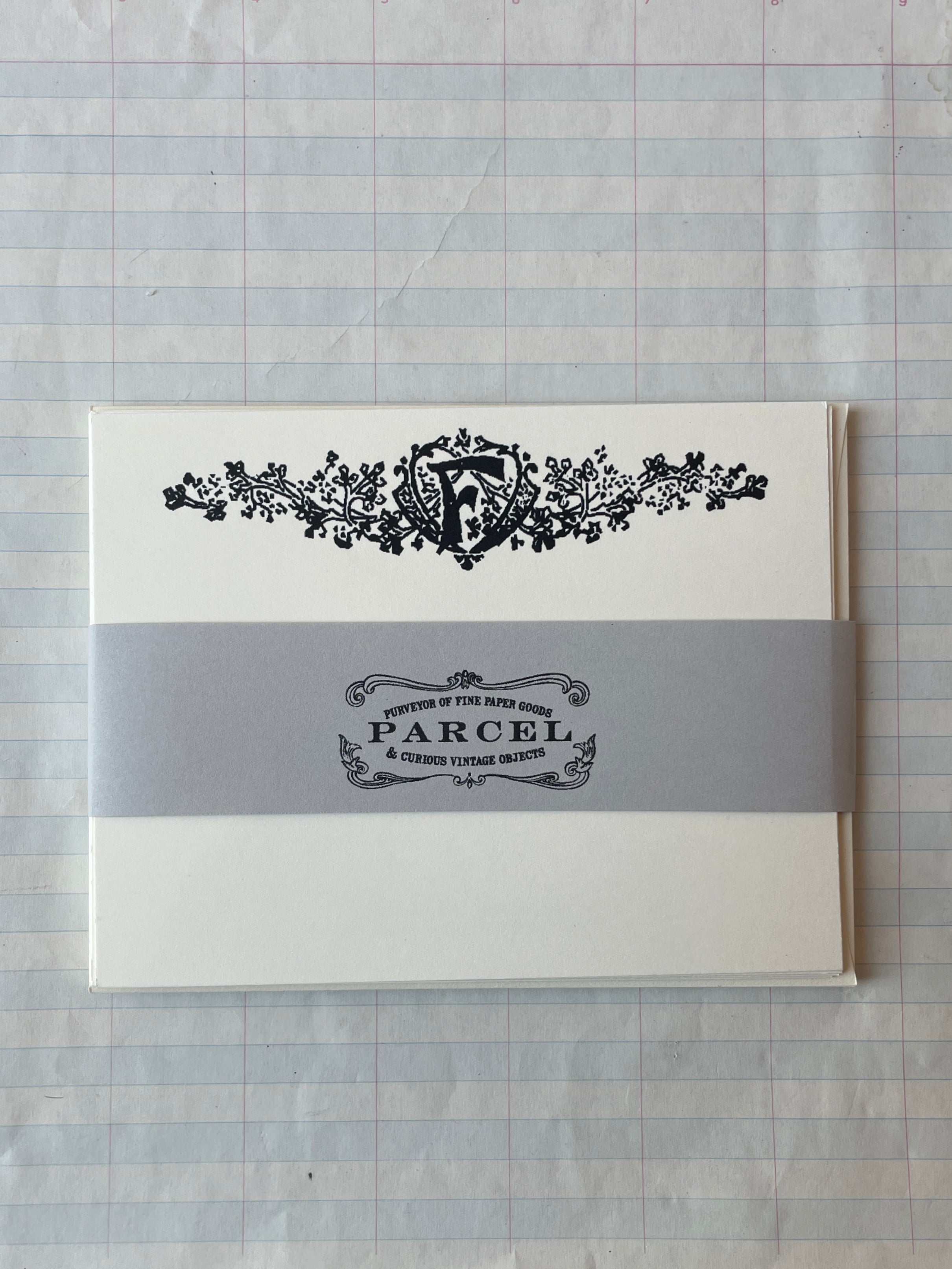 Nouveau Monogram Notecards - PARCEL