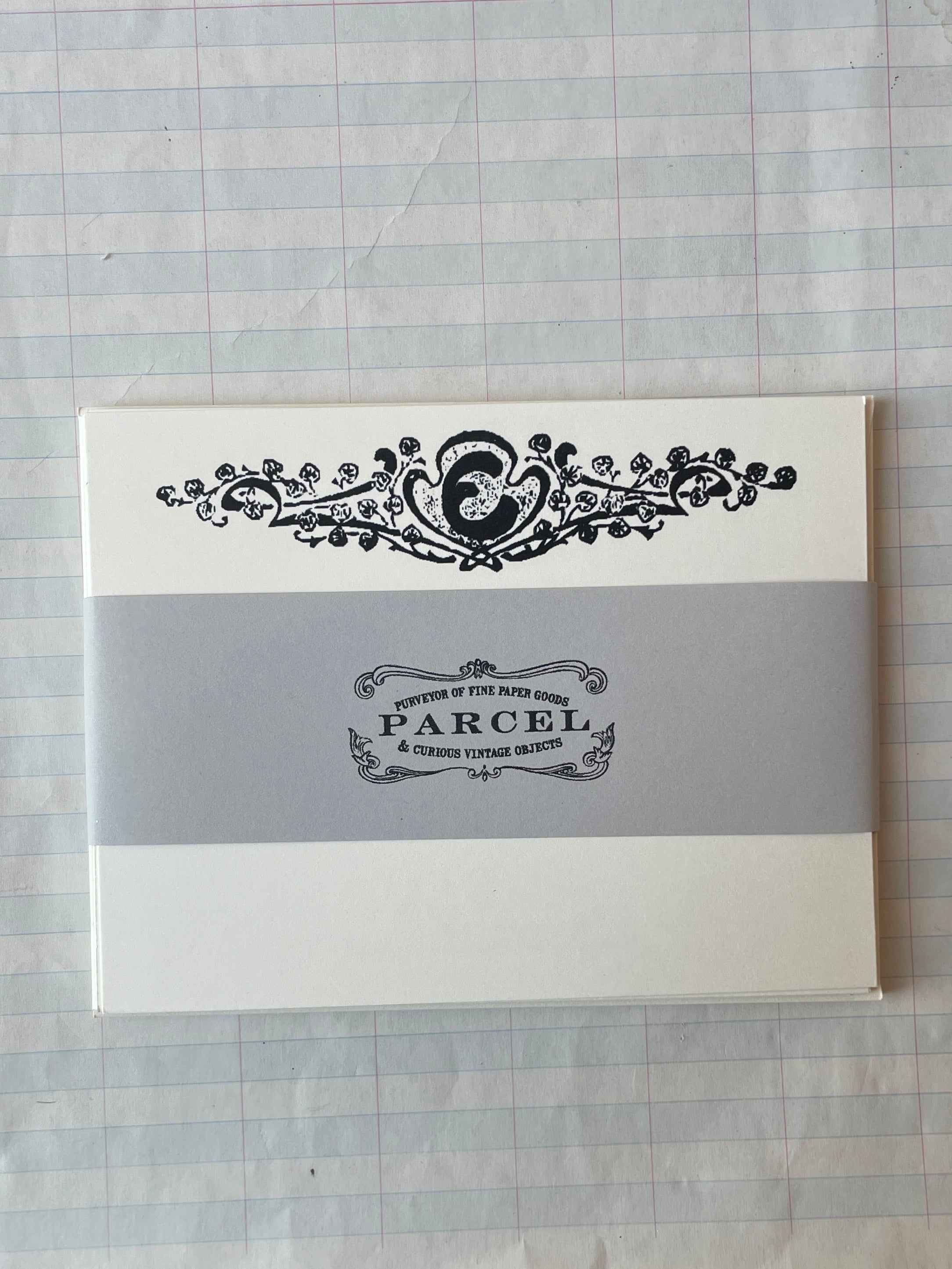 Nouveau Monogram Notecards - PARCEL