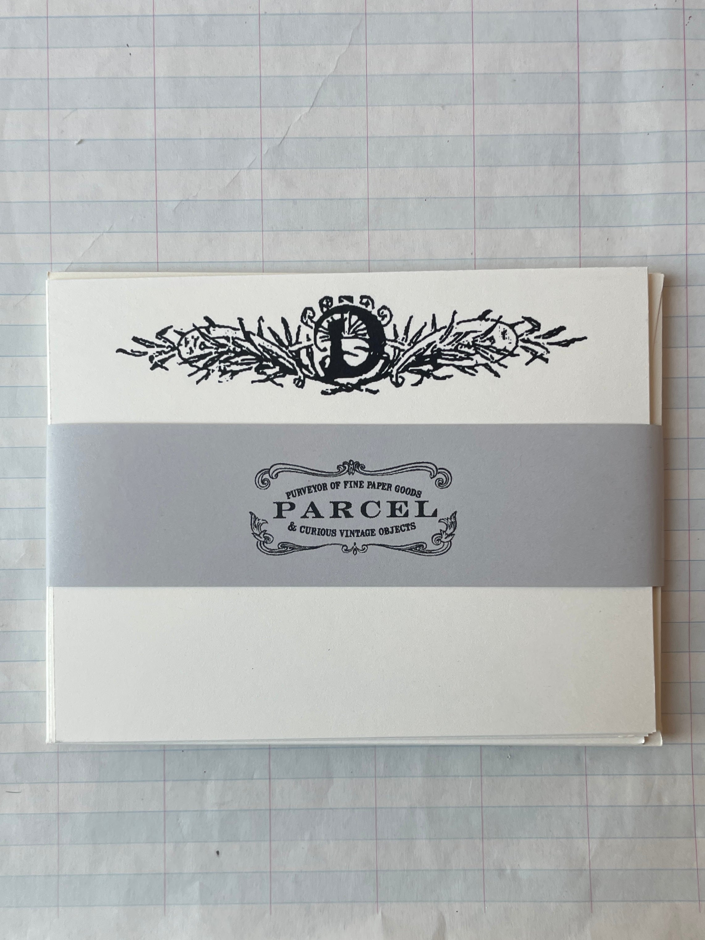 Nouveau Monogram Notecards - PARCEL