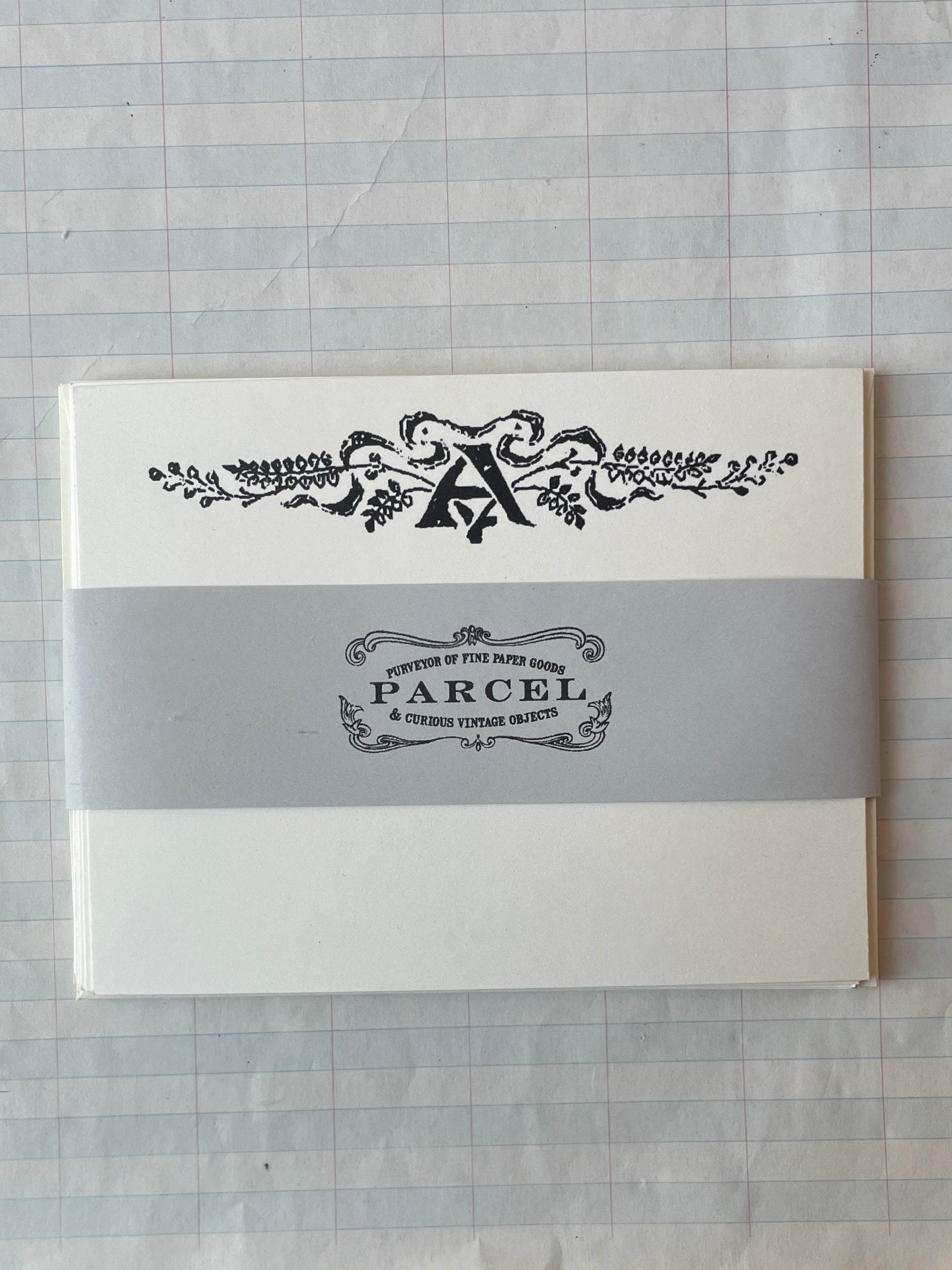 Nouveau Monogram Notecards - PARCEL