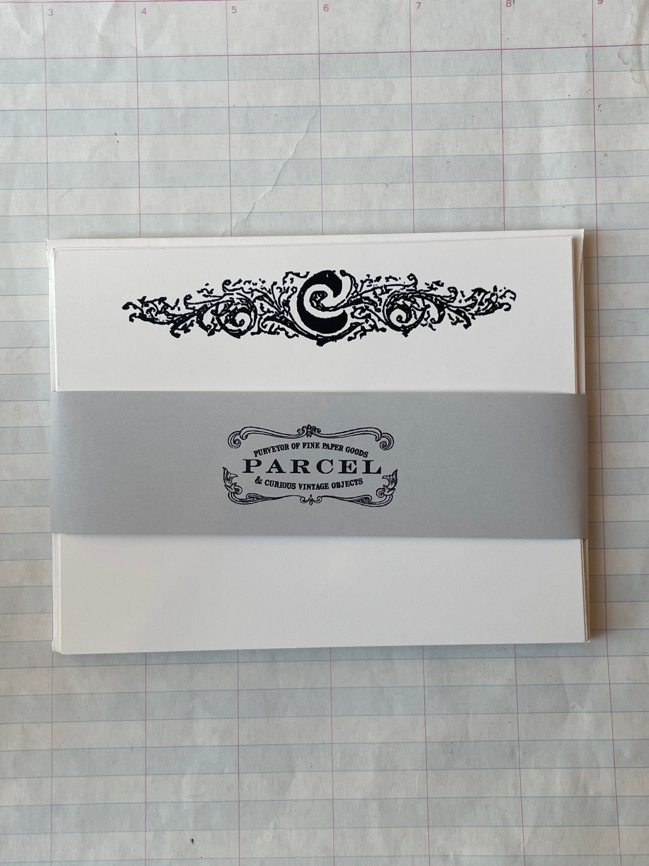 Nouveau Monogram Notecards - PARCEL