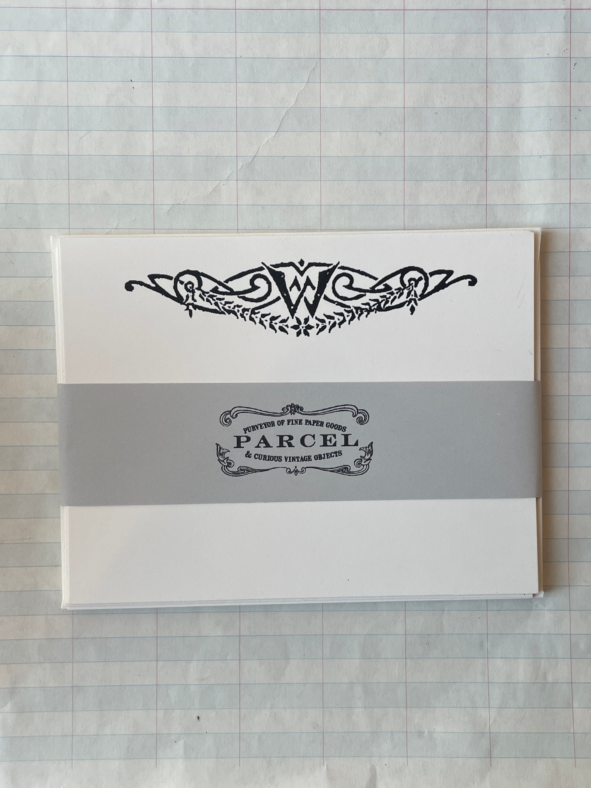 Nouveau Monogram Notecards - PARCEL