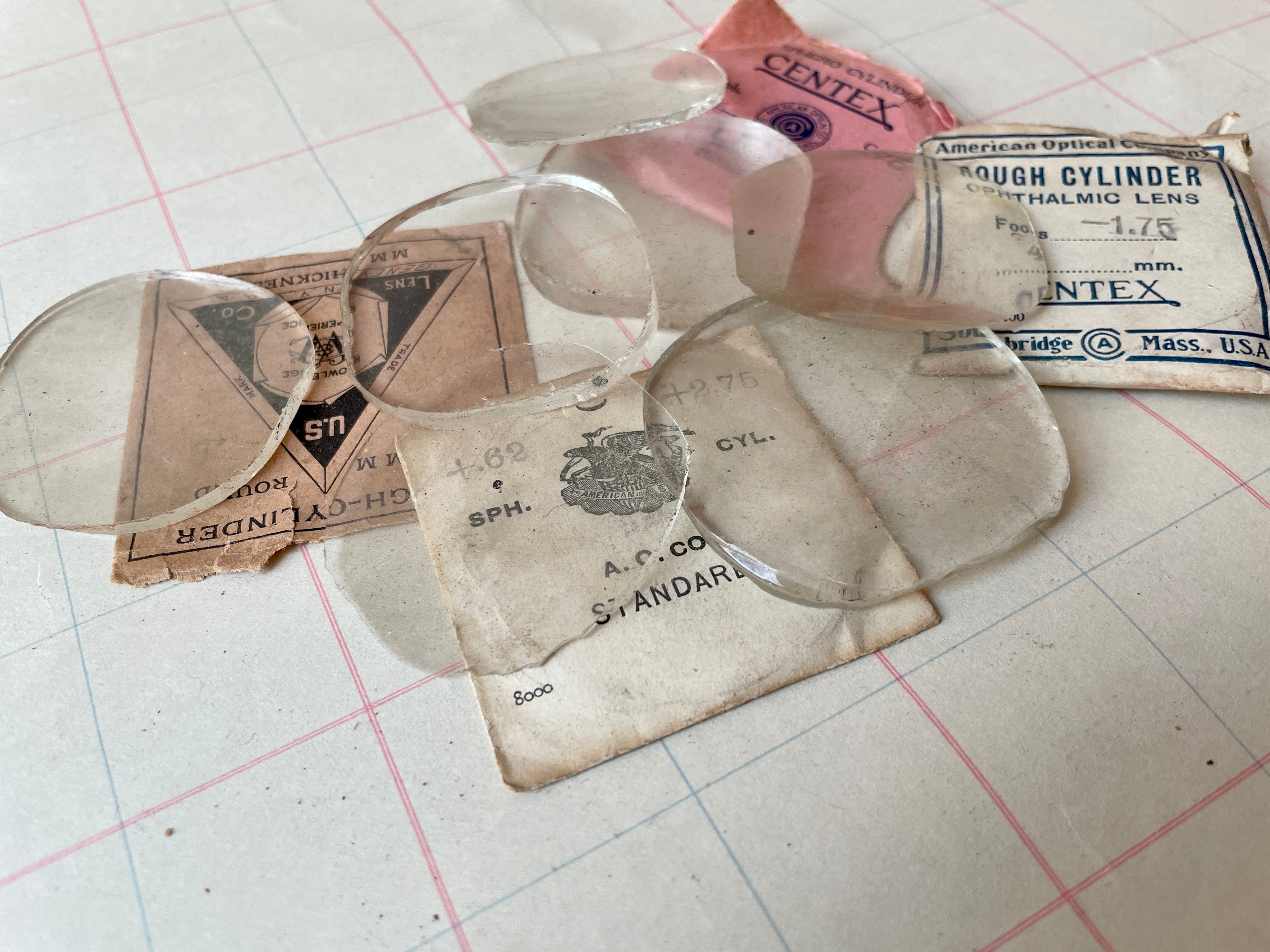 Vintage Glass Lenses - PARCEL