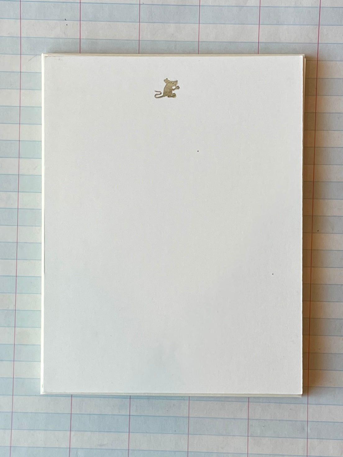 Tiny Mouse Foil Pressed Stationery - PARCEL