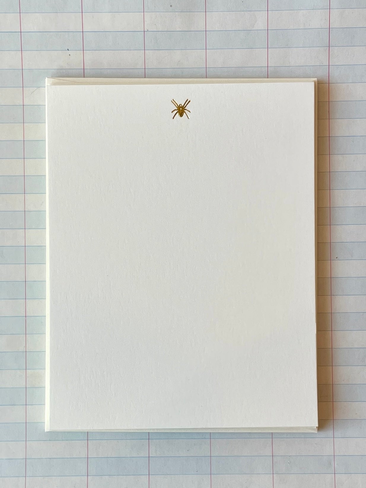 Tiny Spider Foil-pressed Notecards - PARCEL