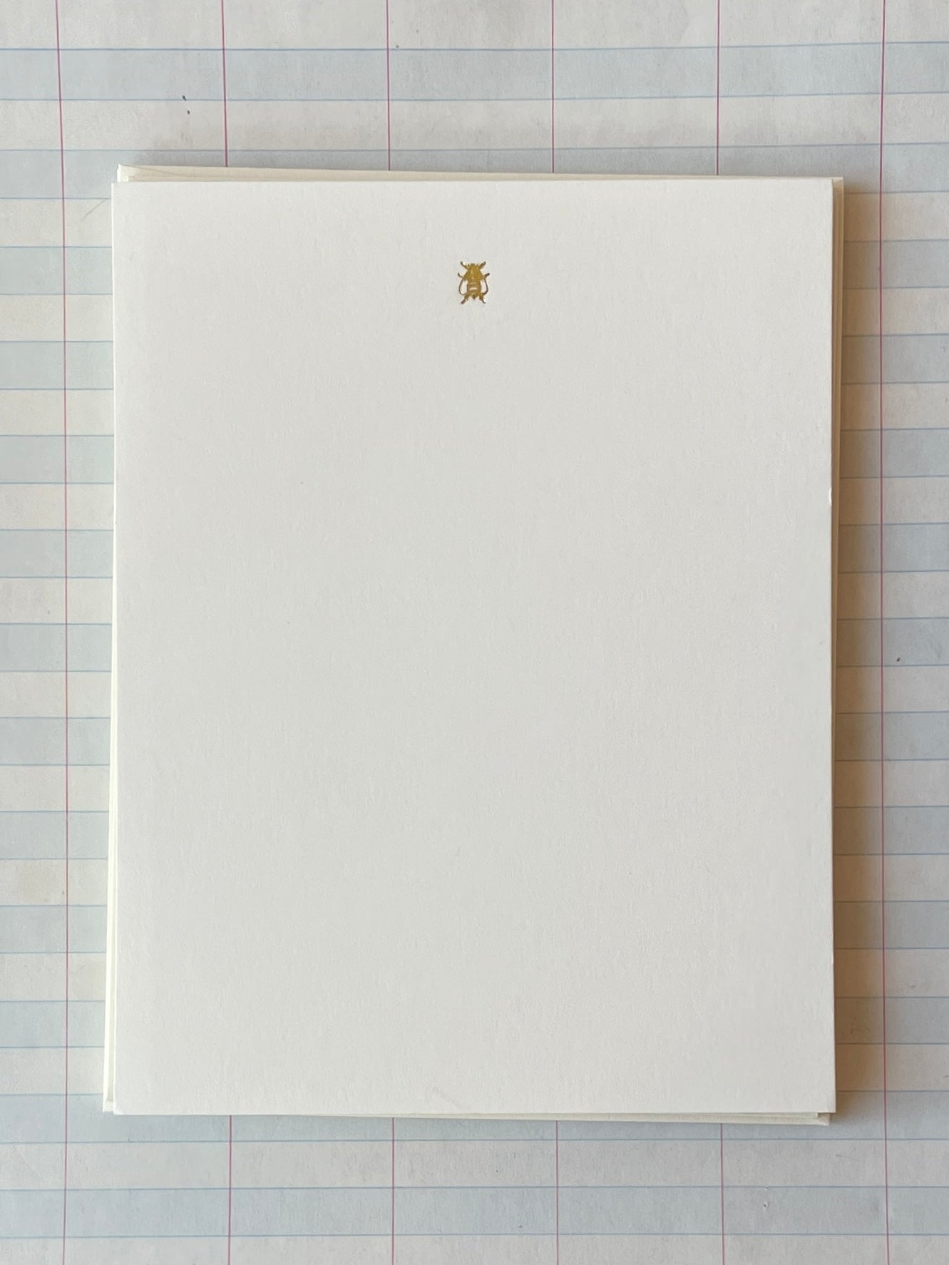 Tiny Fly Foil-pressed Notecards - PARCEL