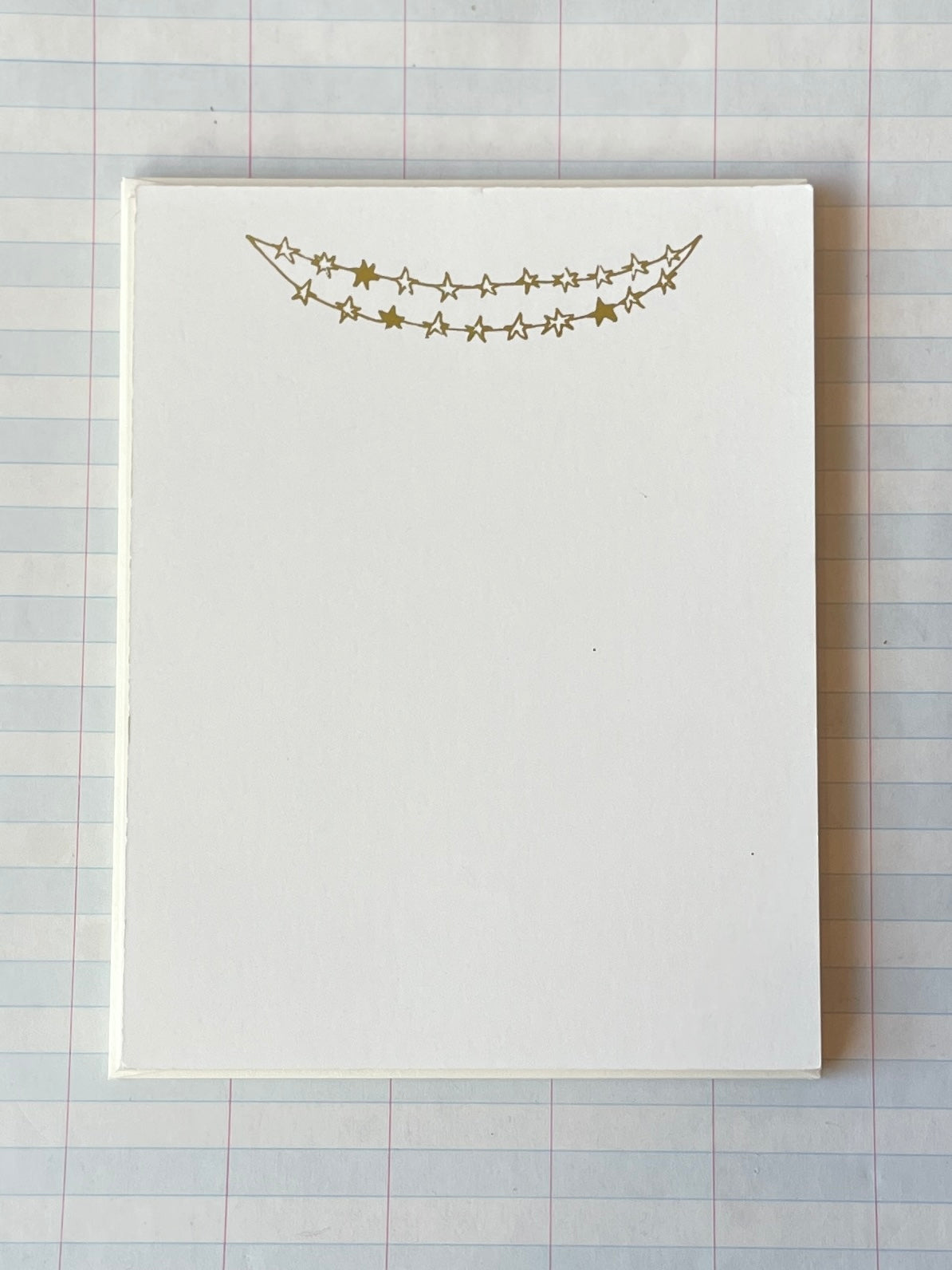 Star Garland Foil Pressed Stationery - PARCEL