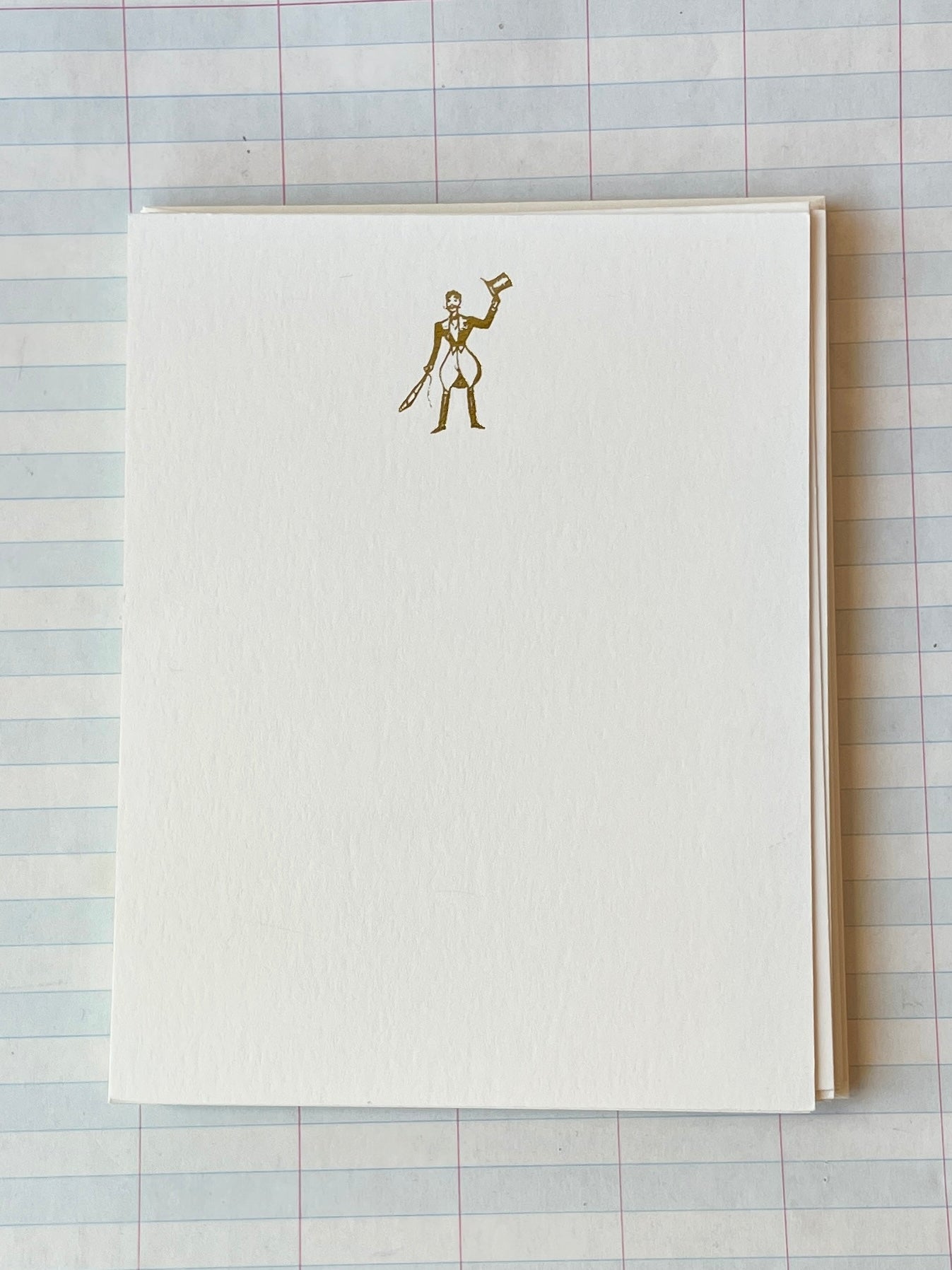 Ring Master Foil Pressed Stationery - PARCEL