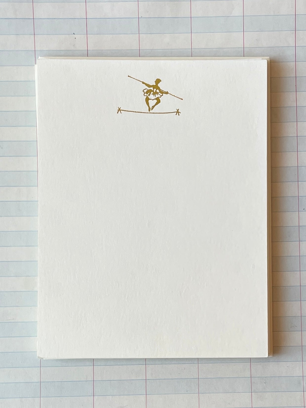 Tightrope Girl Foil Pressed Stationery - PARCEL