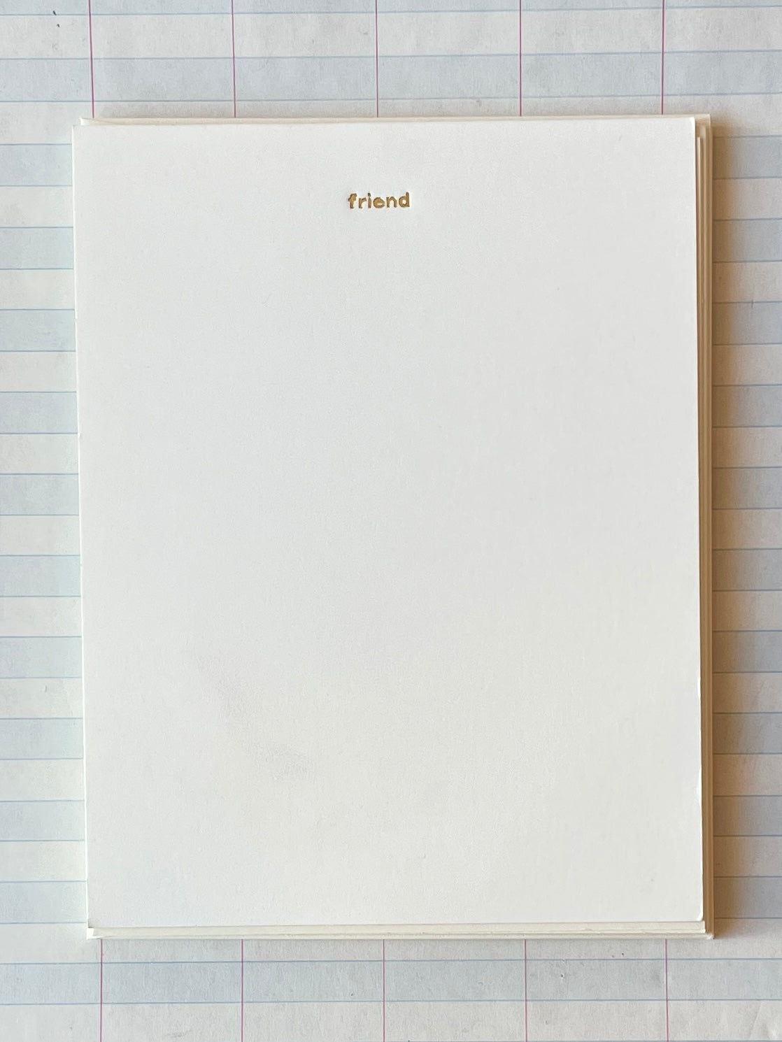 Tiny Friend Foil-pressed Notecards - PARCEL