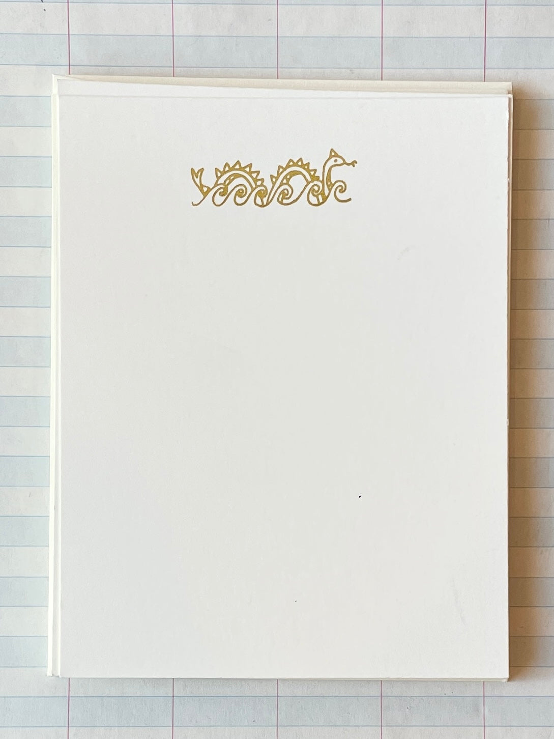 Sea Monster Foil Pressed Stationery - PARCEL