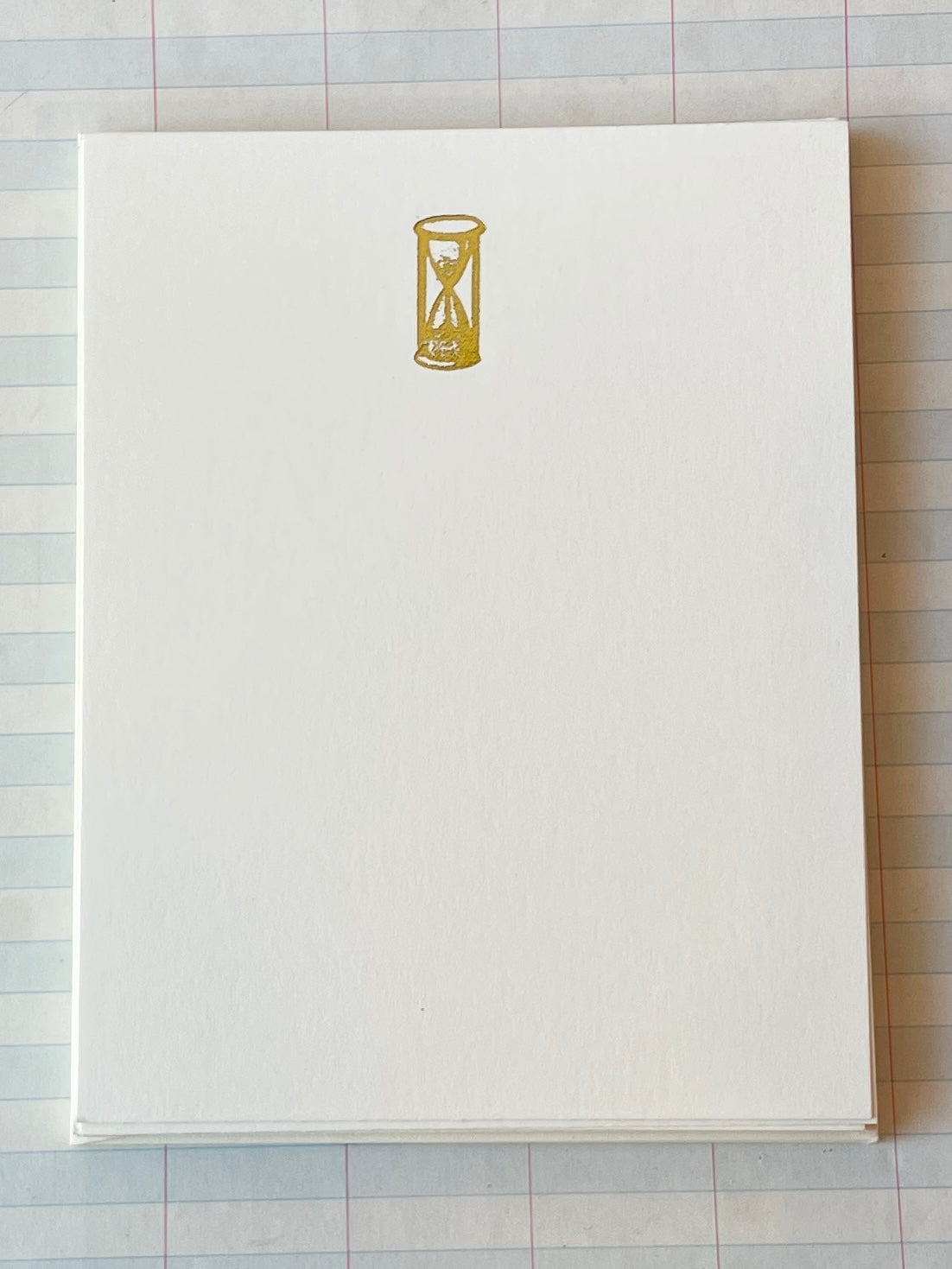 Hour Glass Foil Pressed Stationery - PARCEL