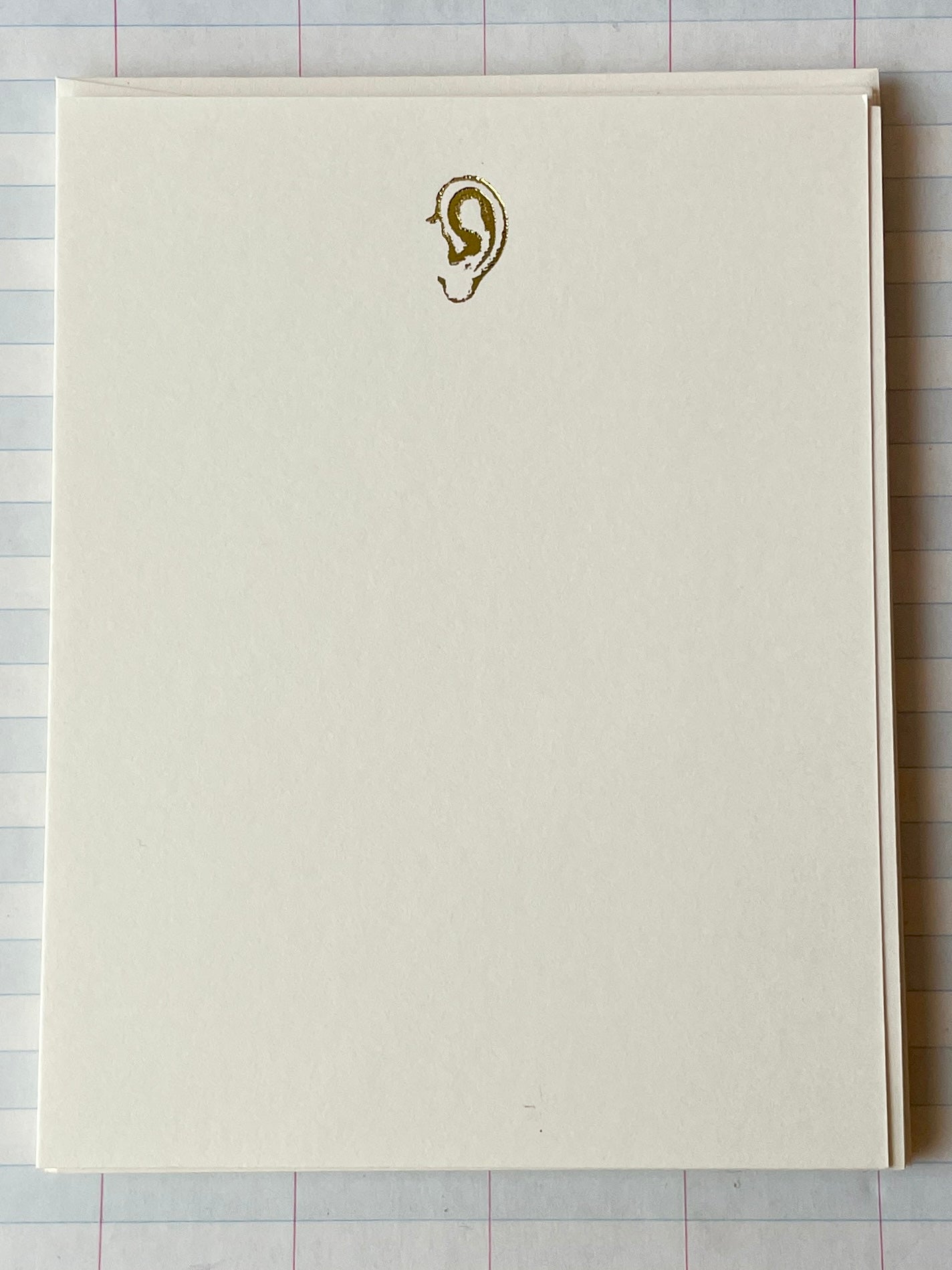 Ear Foil Pressed Stationery - PARCEL