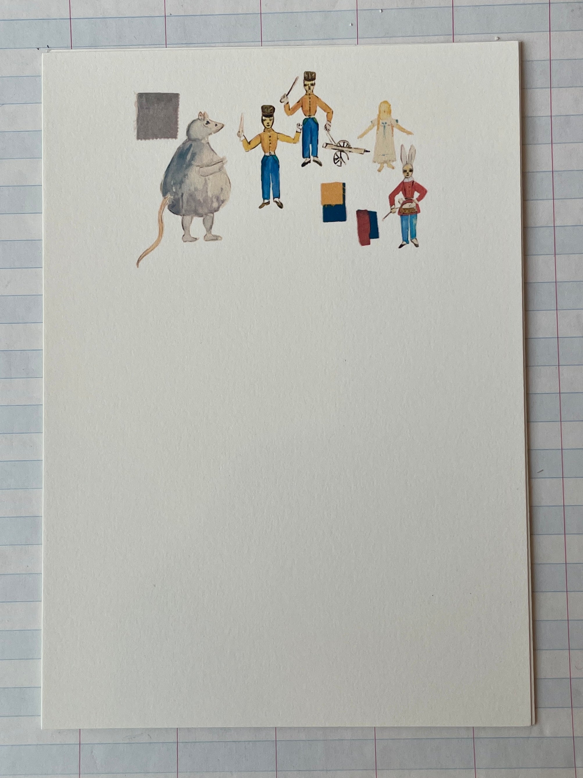 Theatrical Performers Notecards