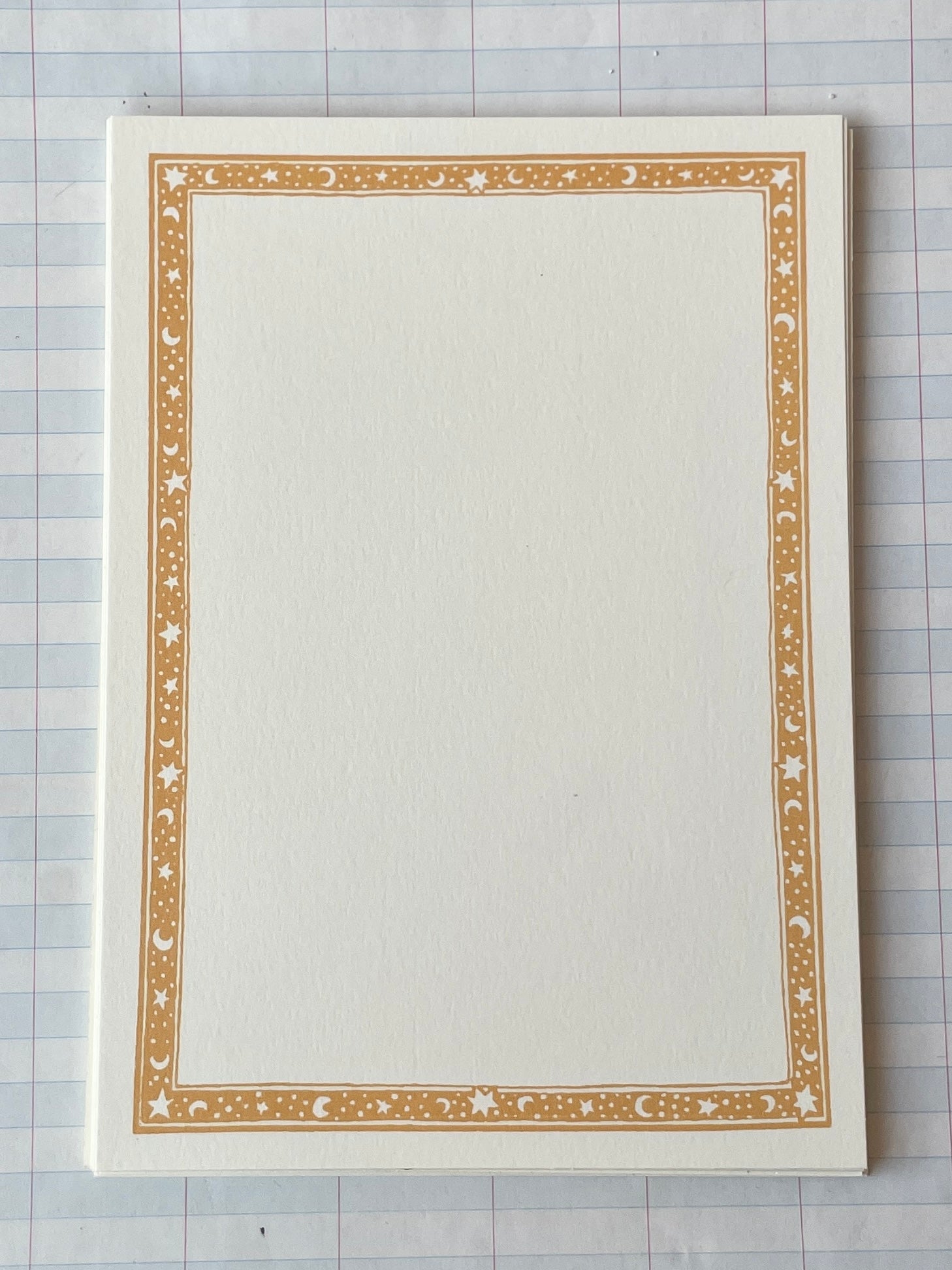 Moon and Stars Border Notecards - PARCEL