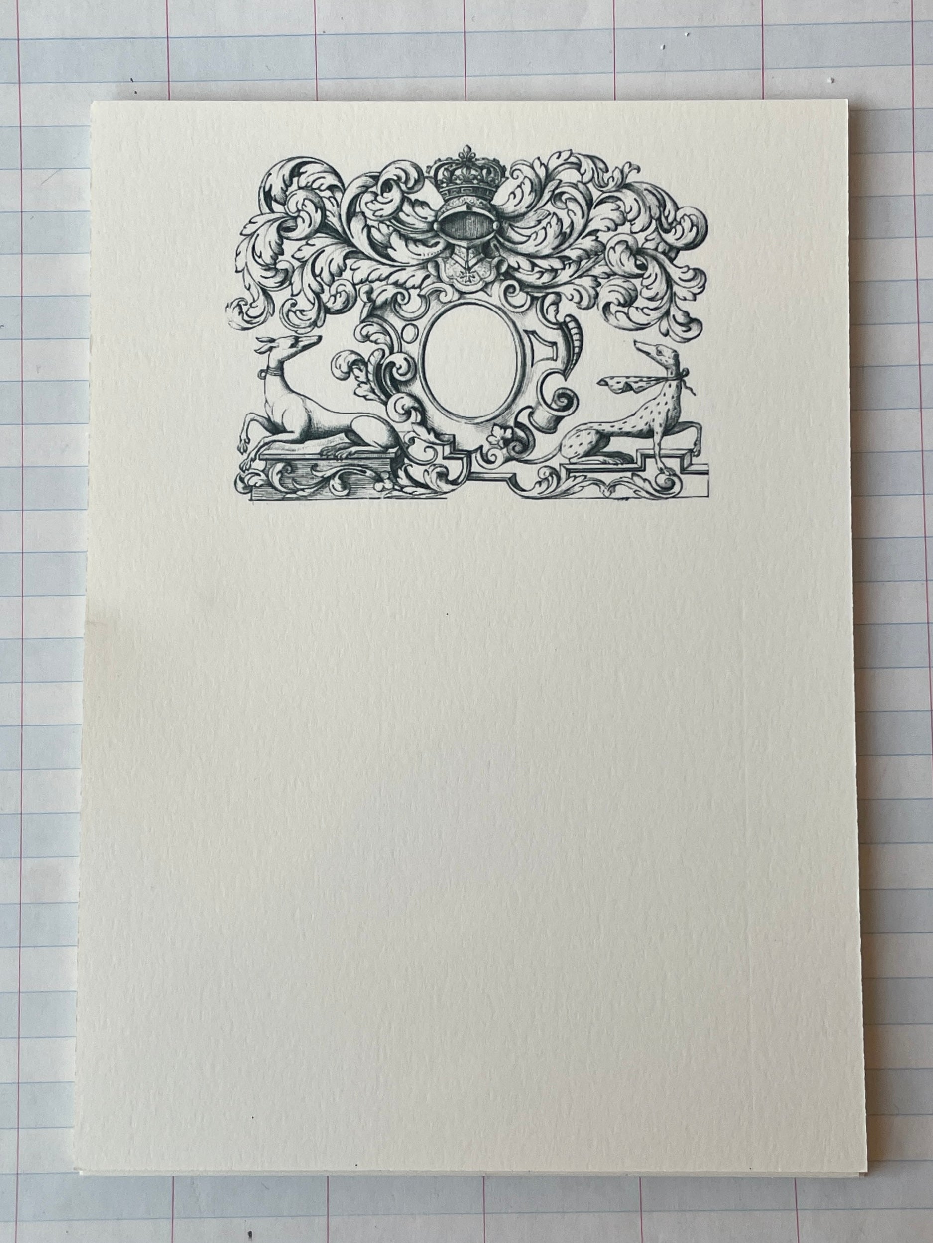 Regal Crests Printed Stationery - PARCEL