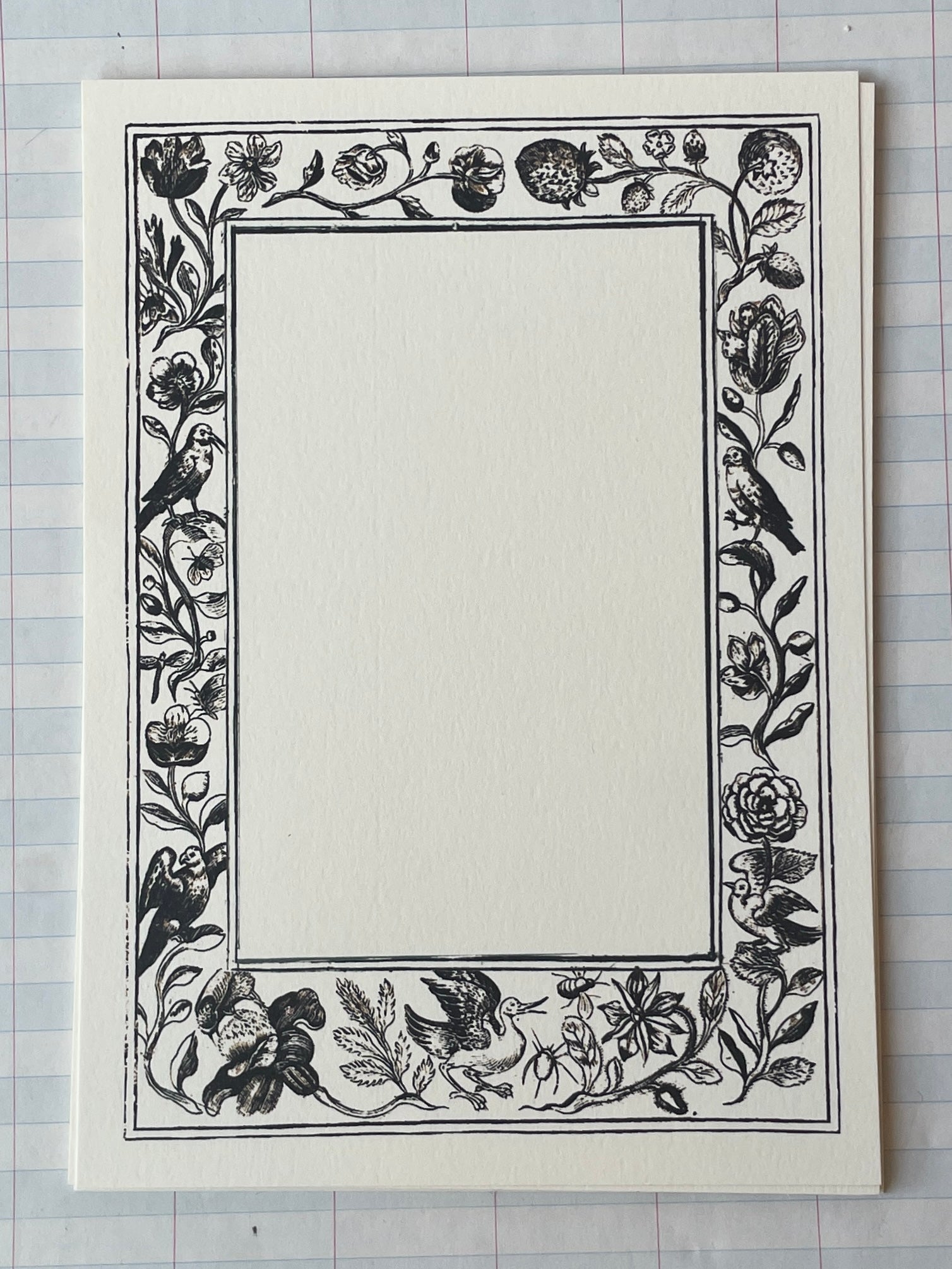 Naturalist Frames Printed Stationery - PARCEL