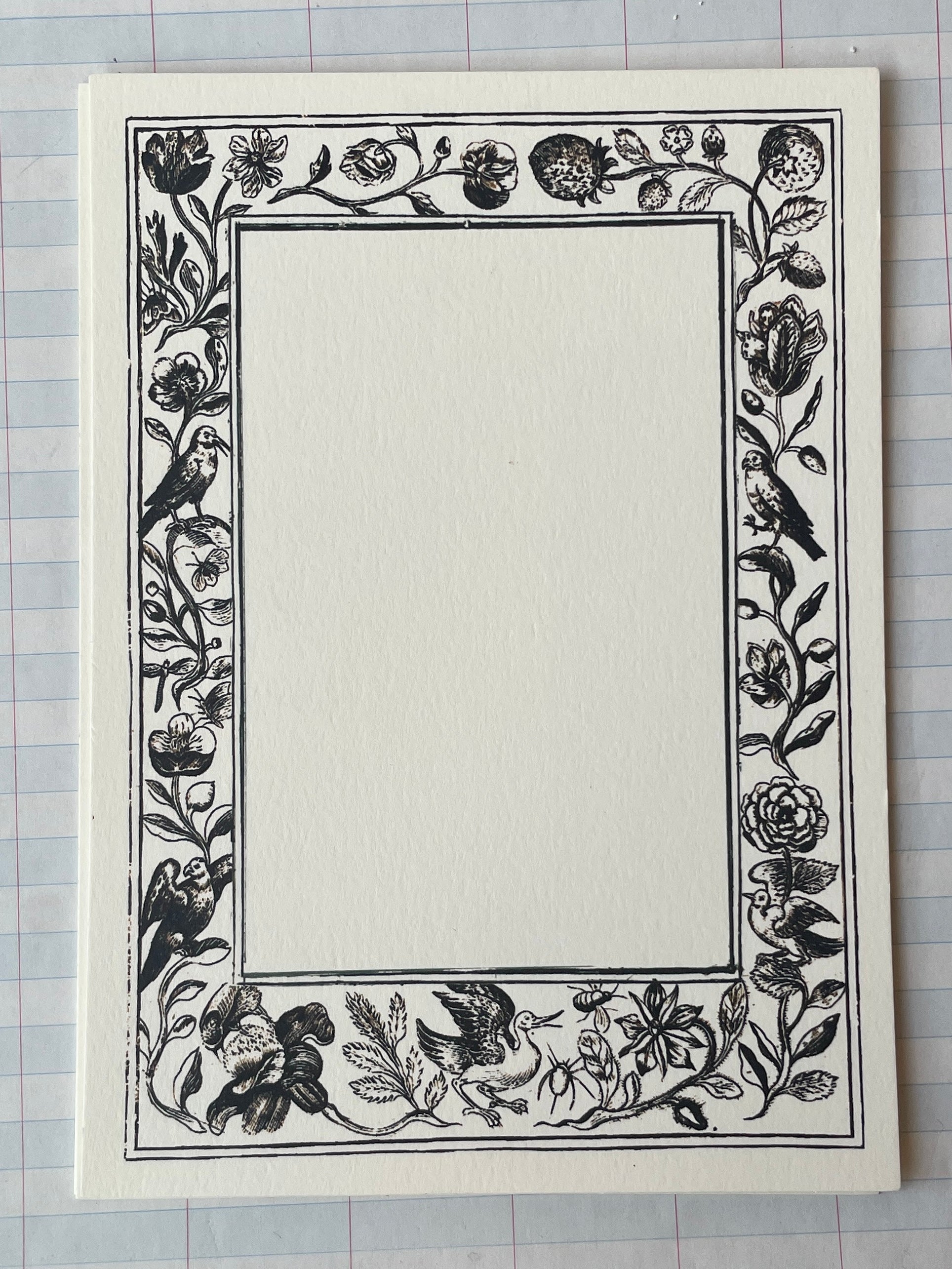 Naturalist Frames Printed Stationery - PARCEL