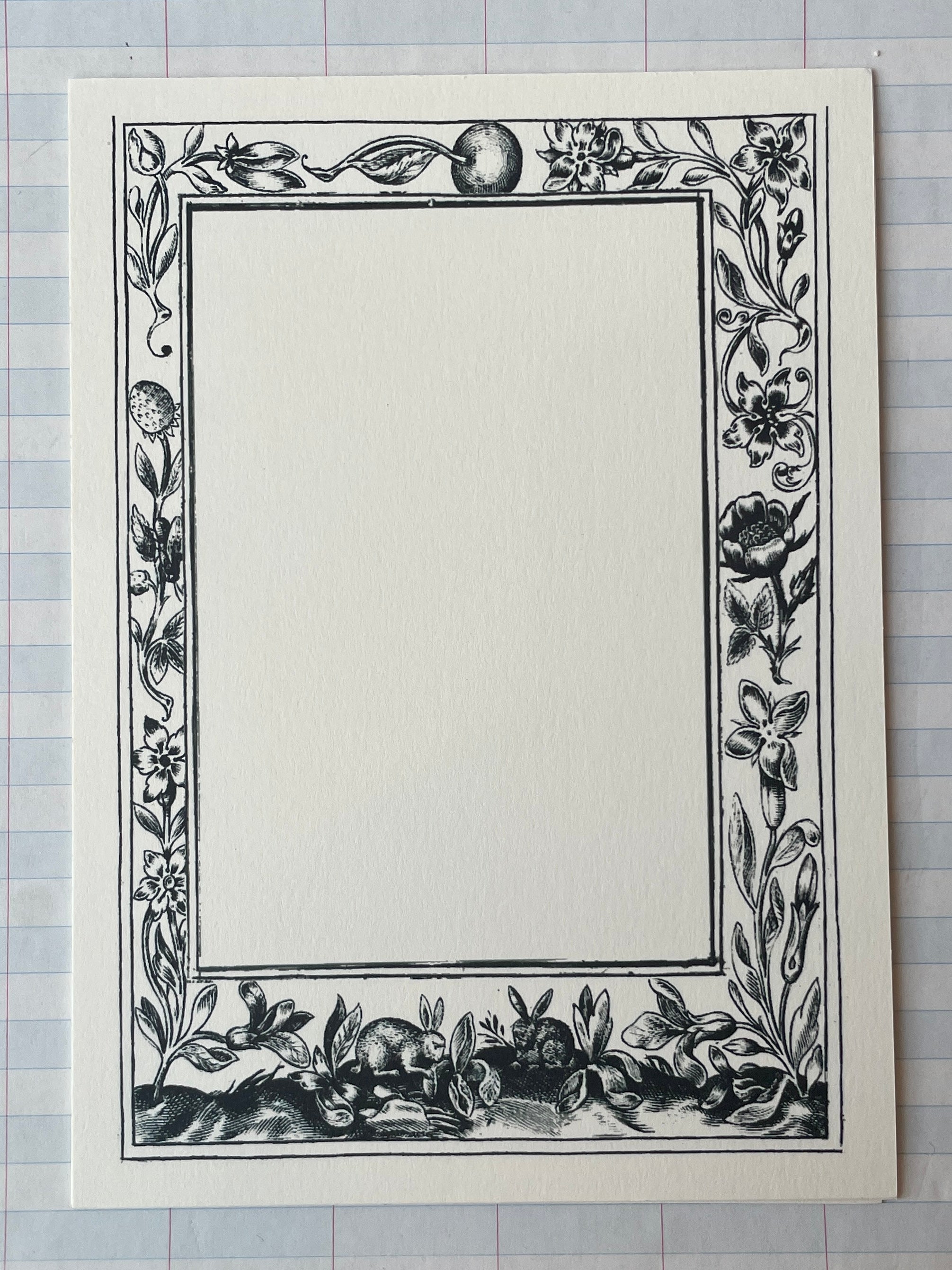Naturalist Frames Printed Stationery - PARCEL