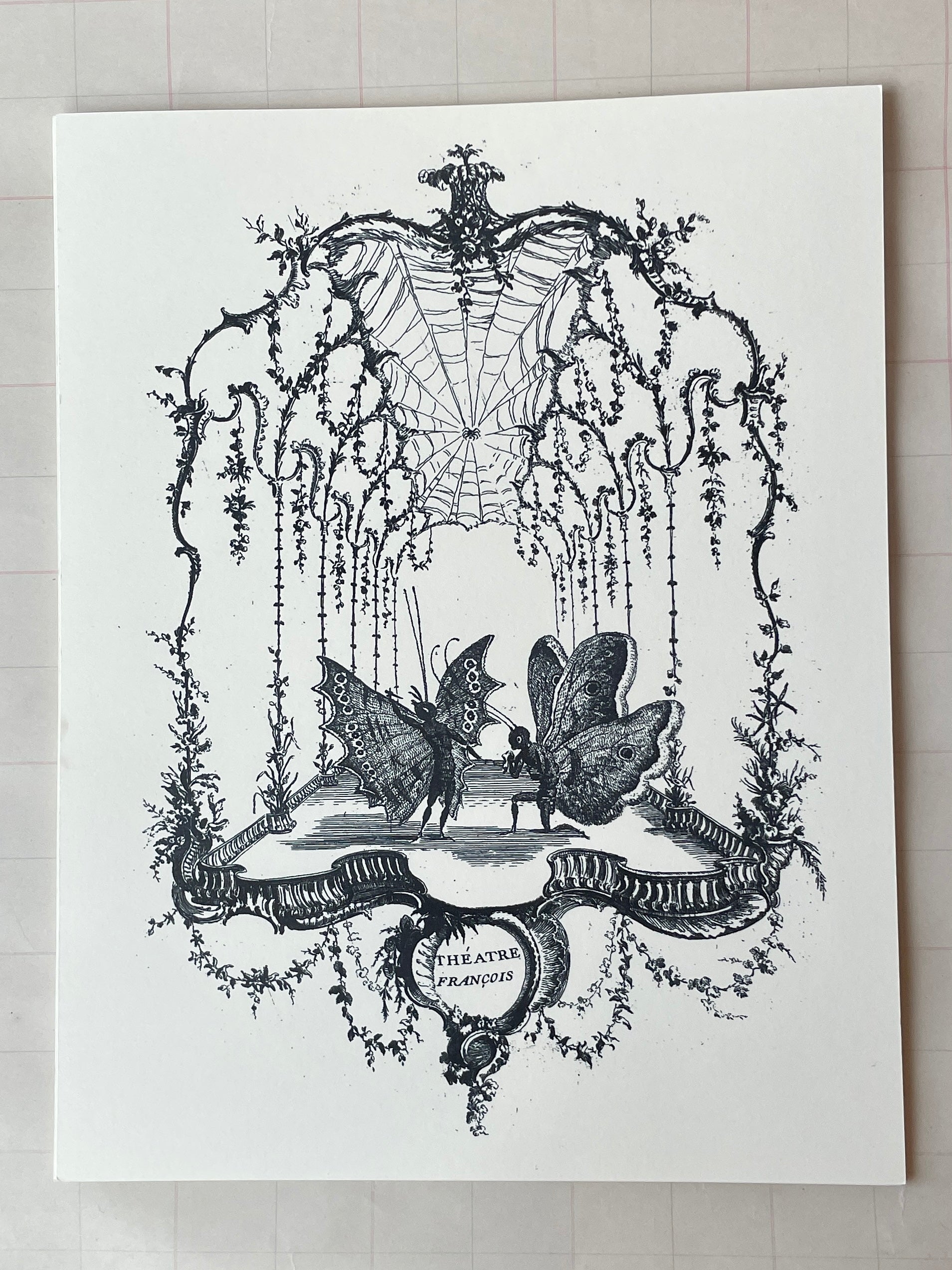 Theatre Francois Moth Art Print - PARCEL