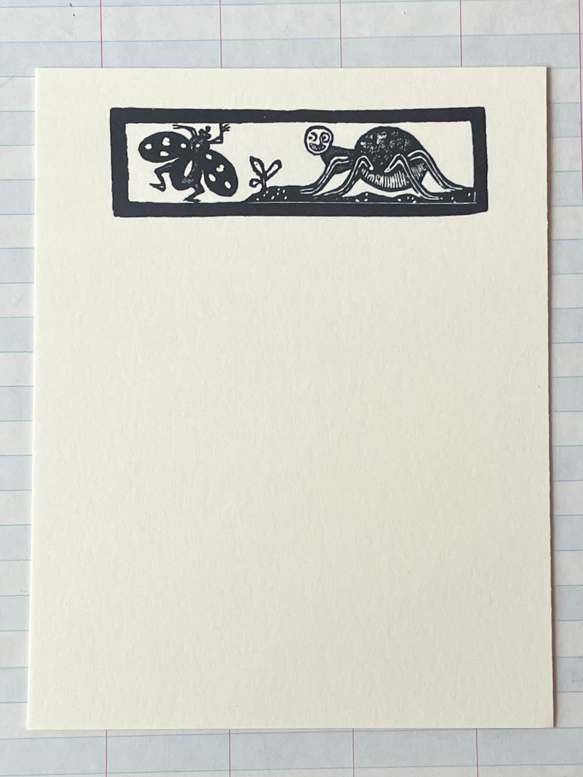 Quaint Woodcut Notecards